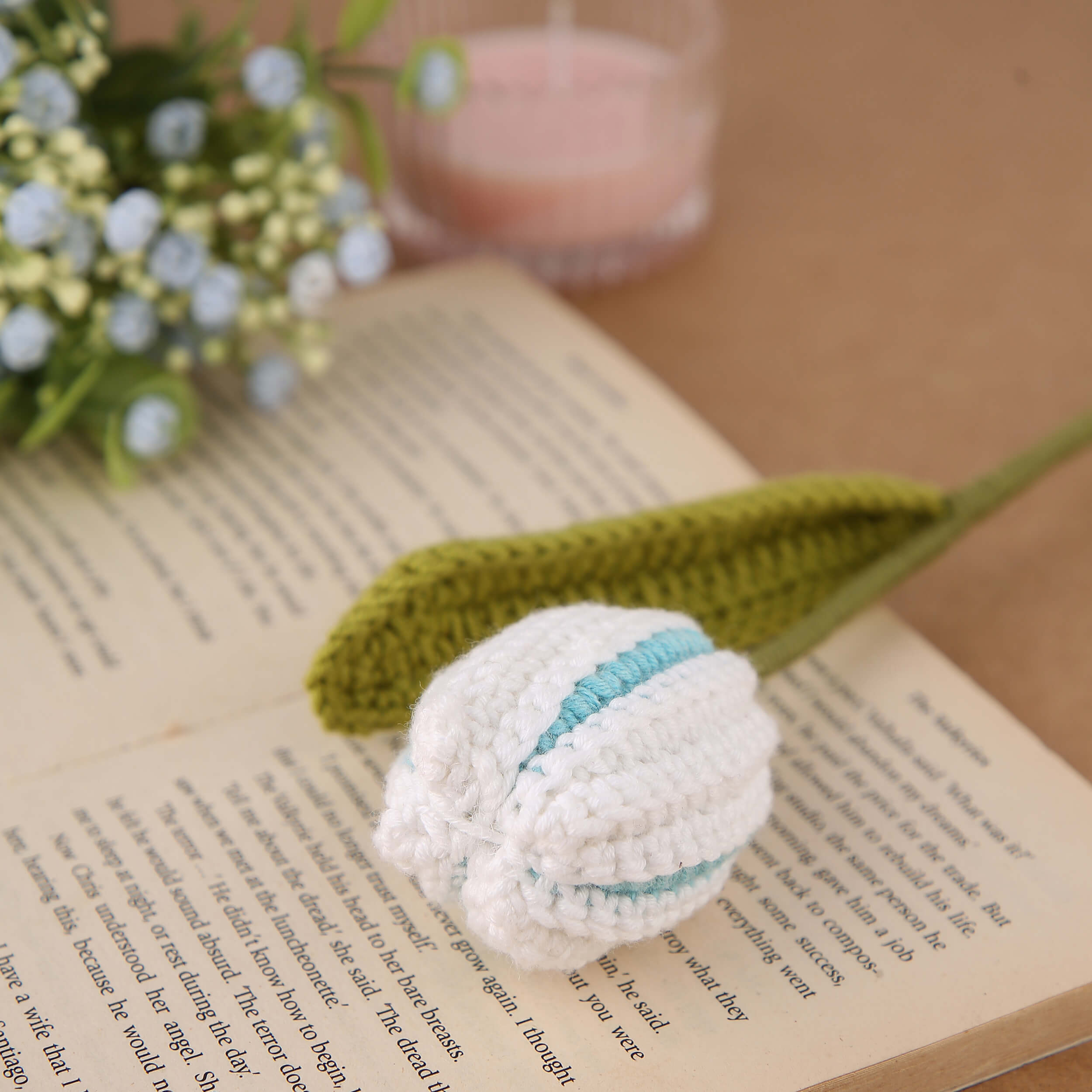 Closed Tulips - Handcrafted Crochet Flowers