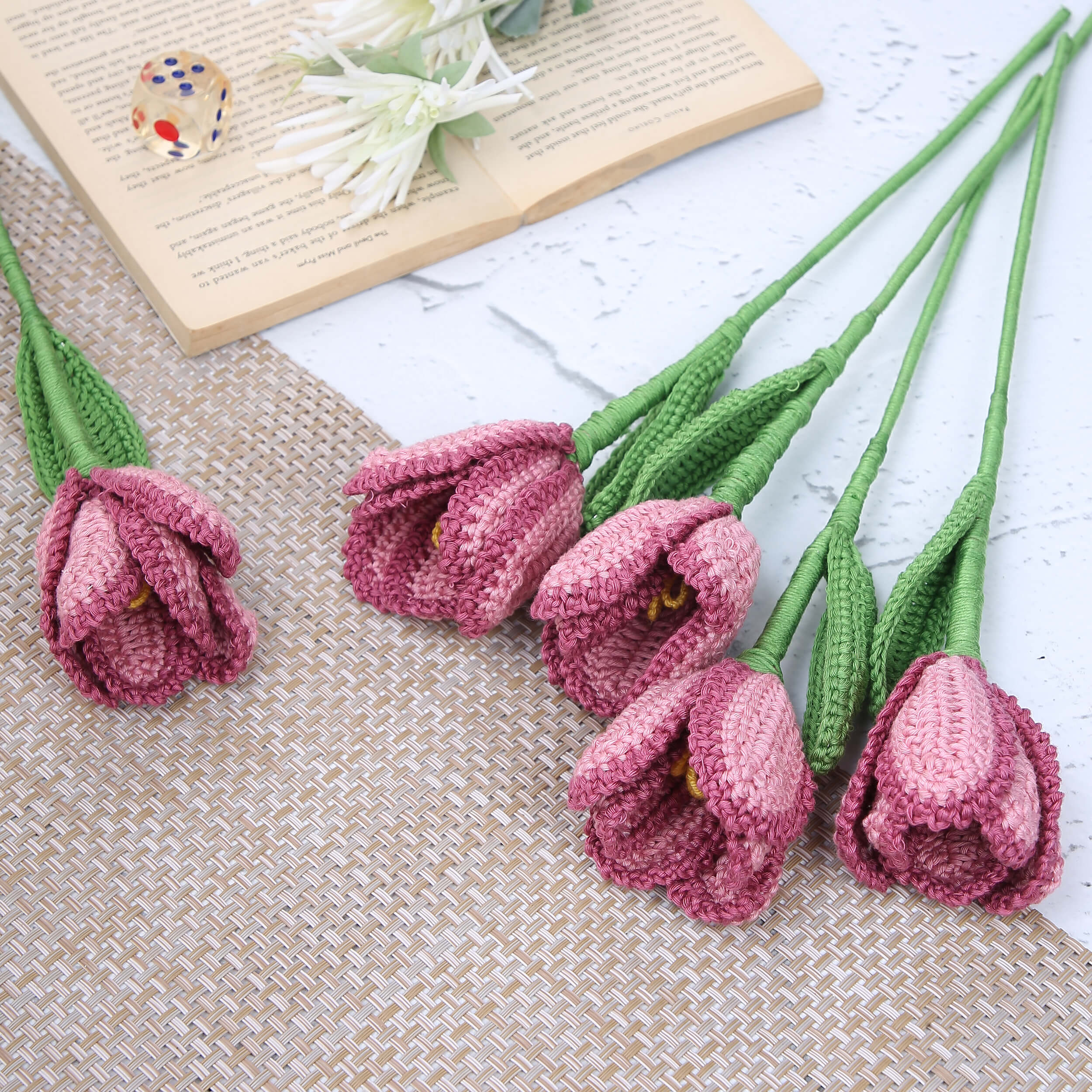 Parrot Tulips - Handcrafted Crochet Flowers