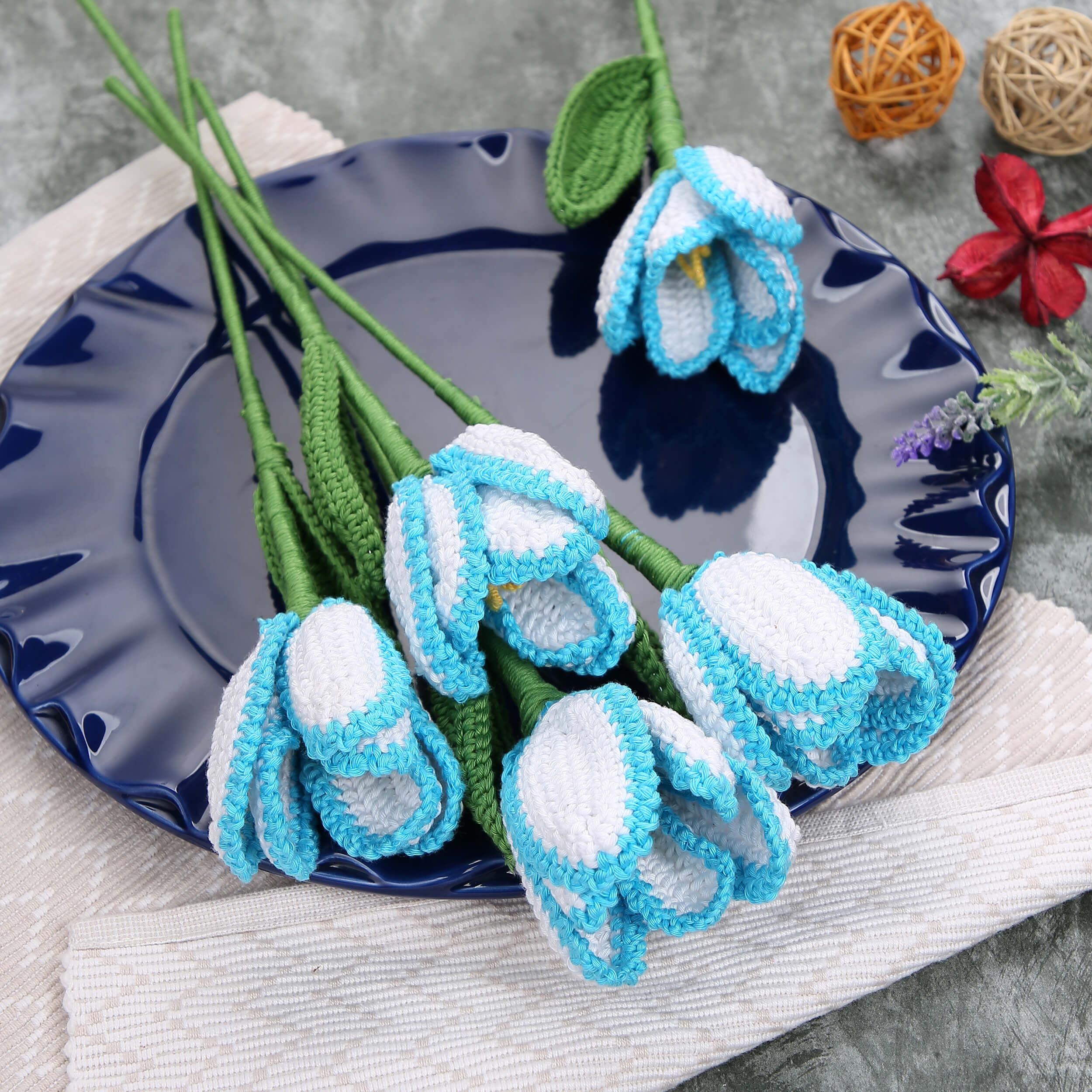 Parrot Tulips - Handcrafted Crochet Flowers