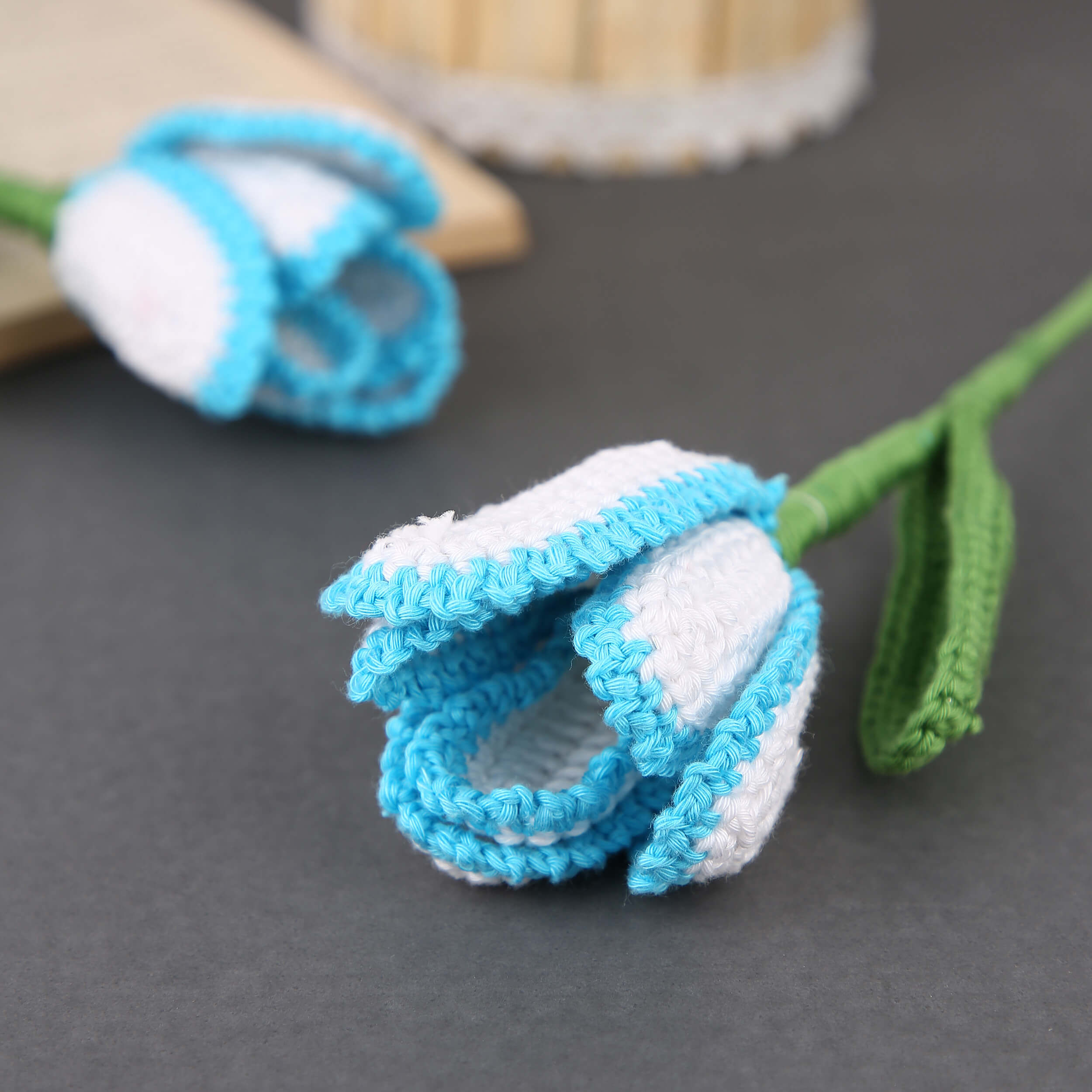 Parrot Tulips - Handcrafted Crochet Flowers