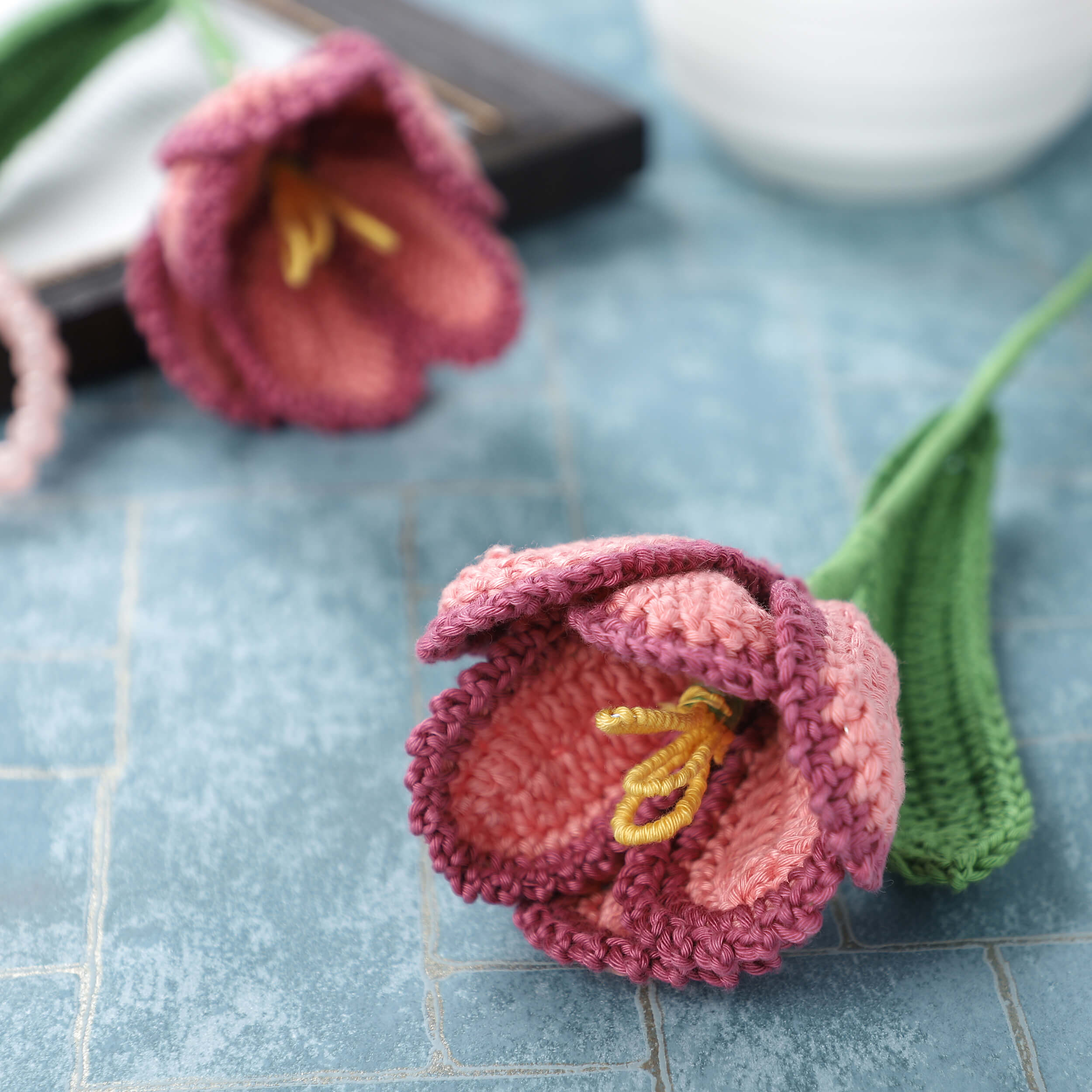Parrot Tulips - Handcrafted Crochet Flowers