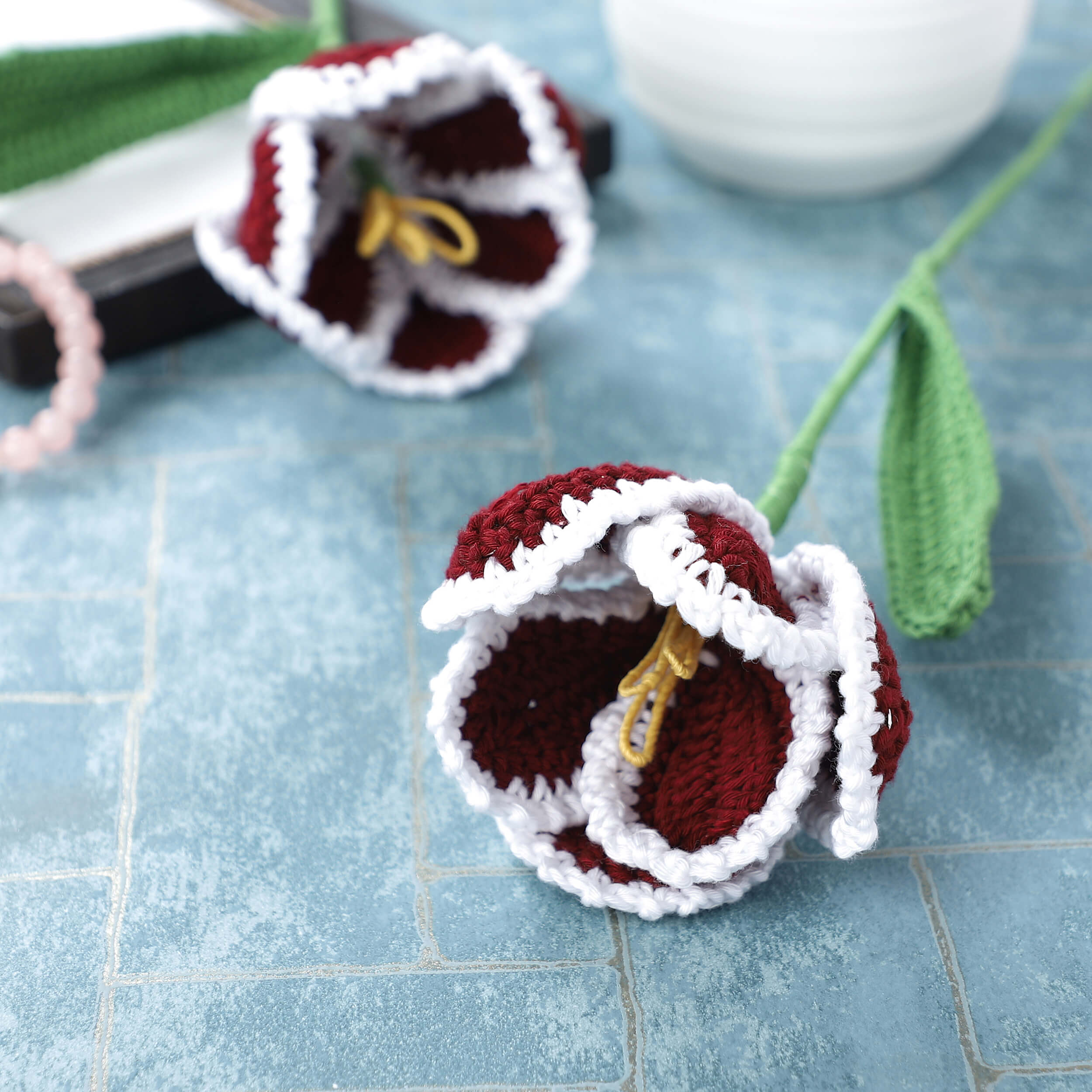 Parrot Tulips - Handcrafted Crochet Flowers