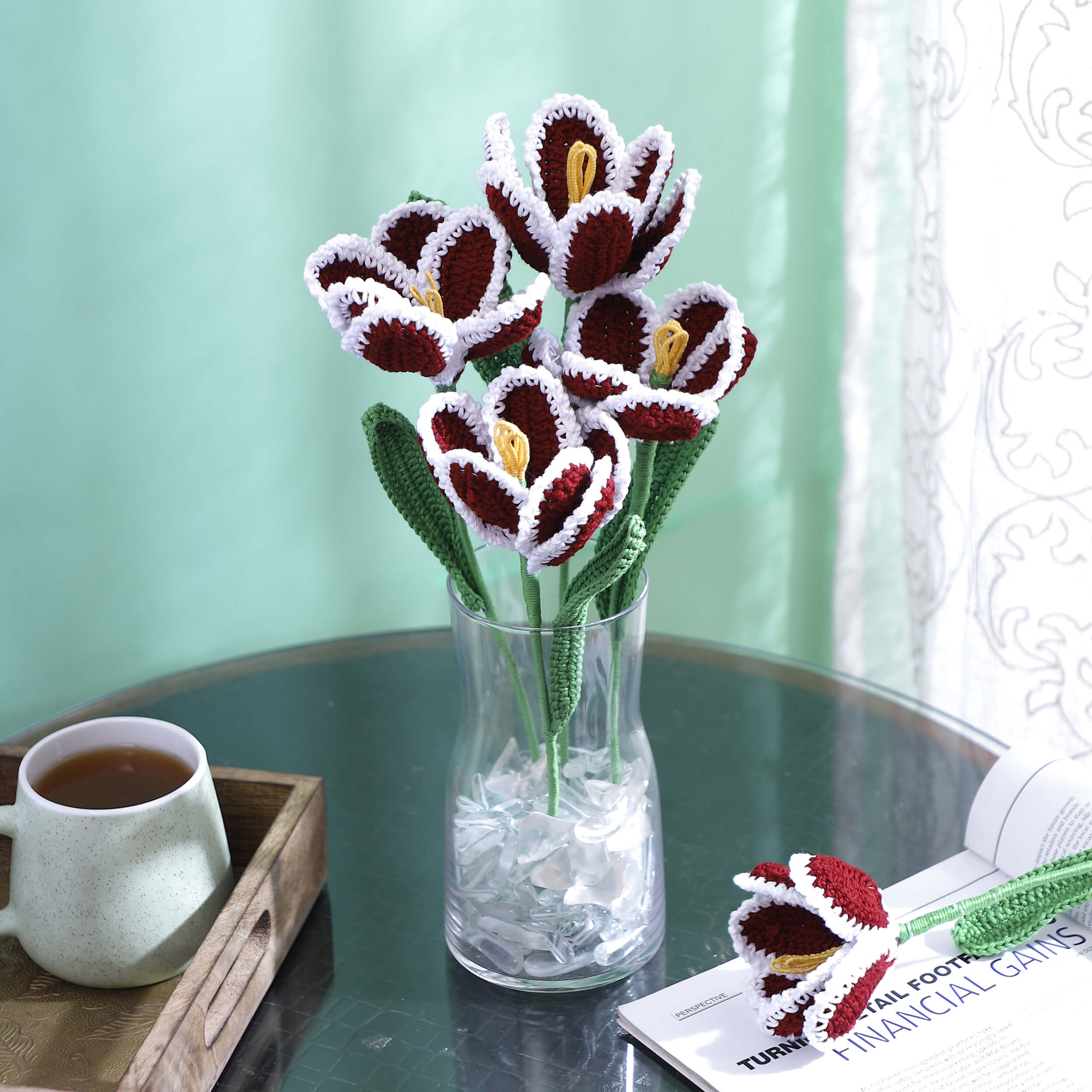 Parrot Tulips - Handcrafted Crochet Flowers