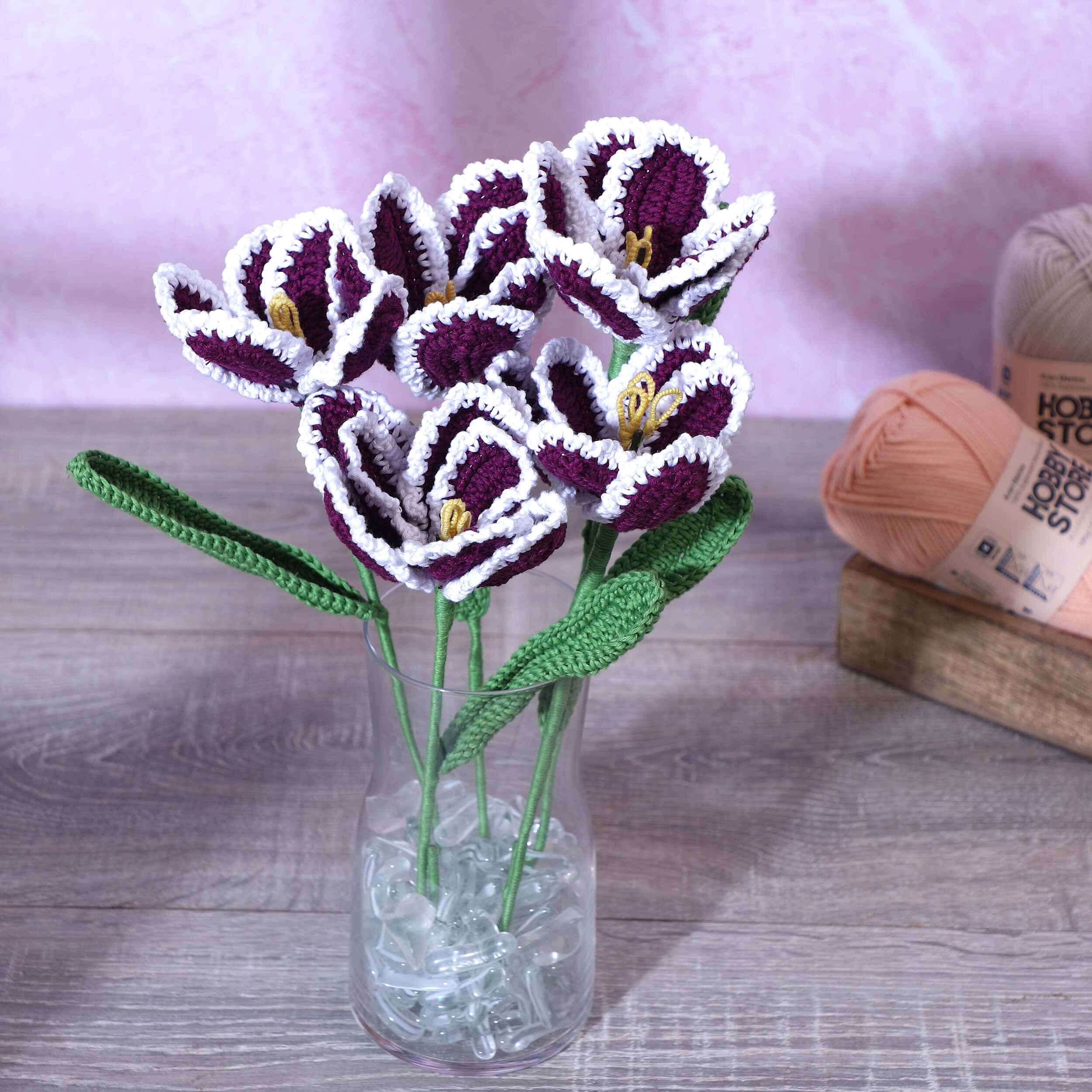 Parrot Tulips - Handcrafted Crochet Flowers