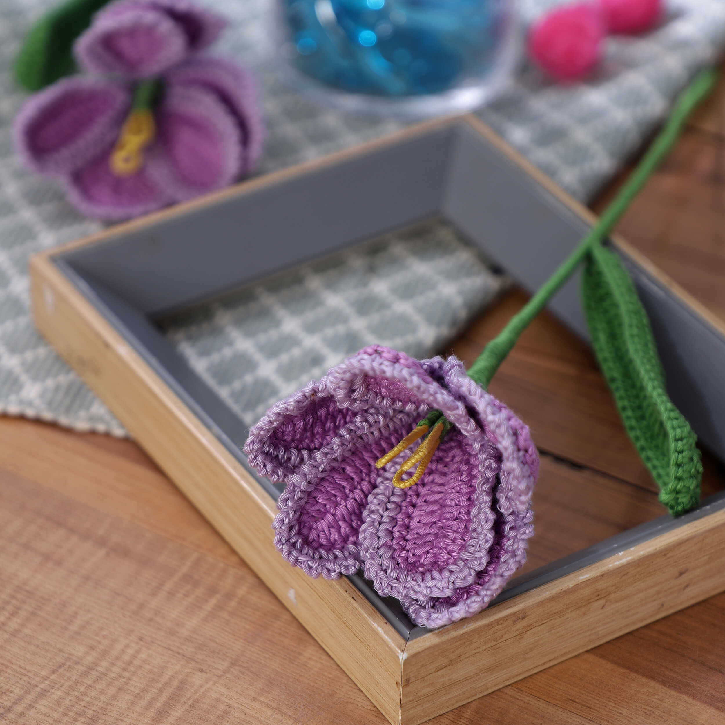 Parrot Tulips - Handcrafted Crochet Flowers