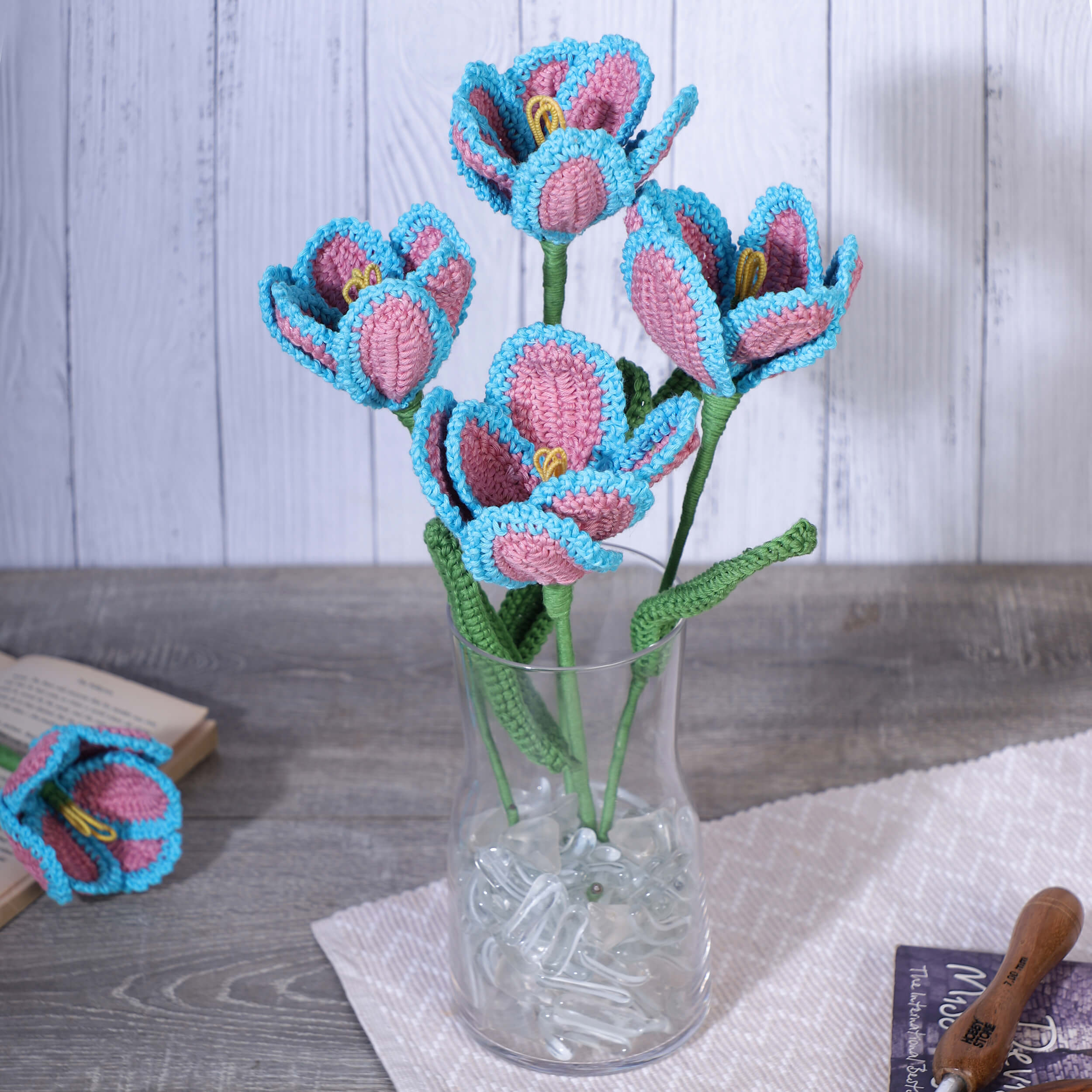 Parrot Tulips - Handcrafted Crochet Flowers