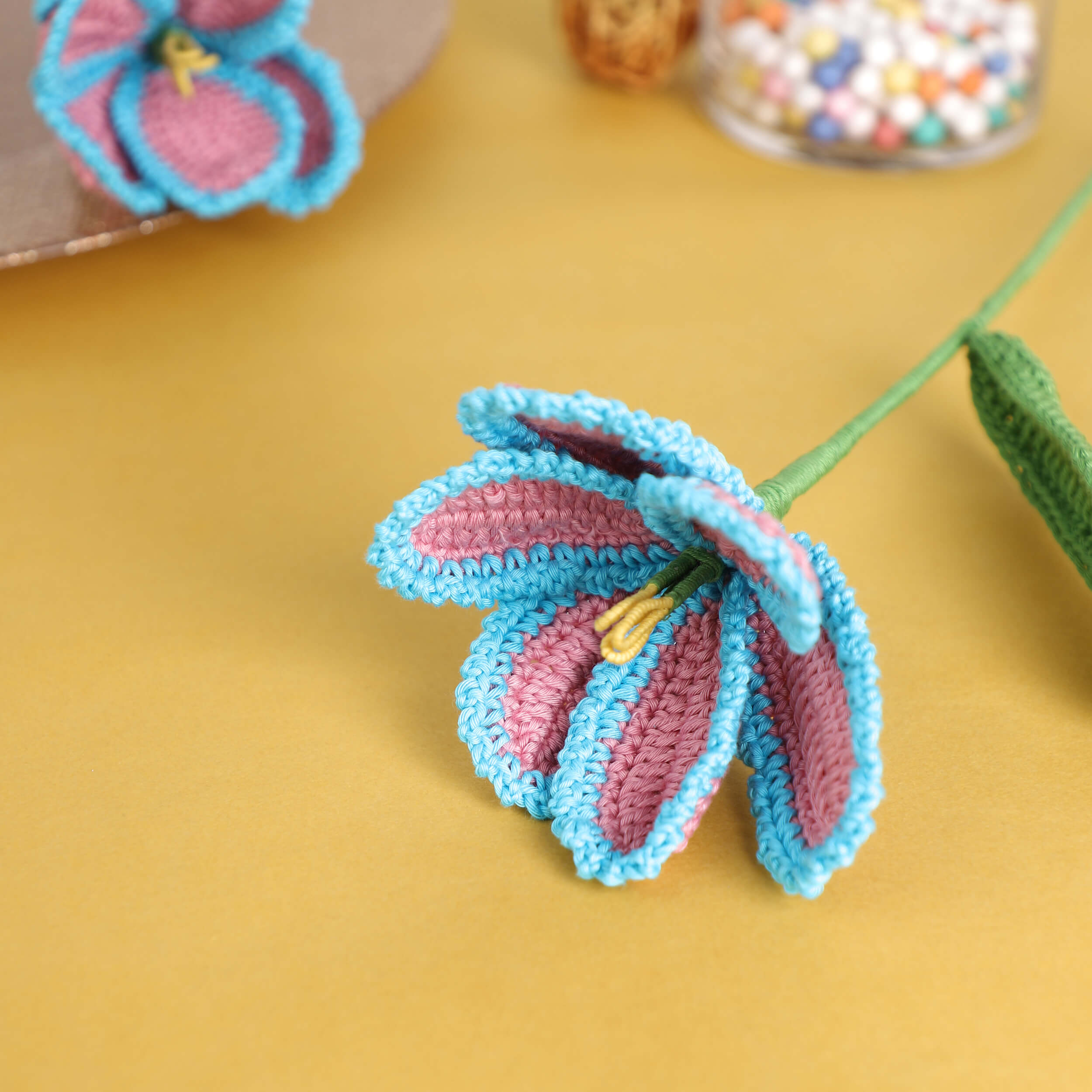 Parrot Tulips - Handcrafted Crochet Flowers