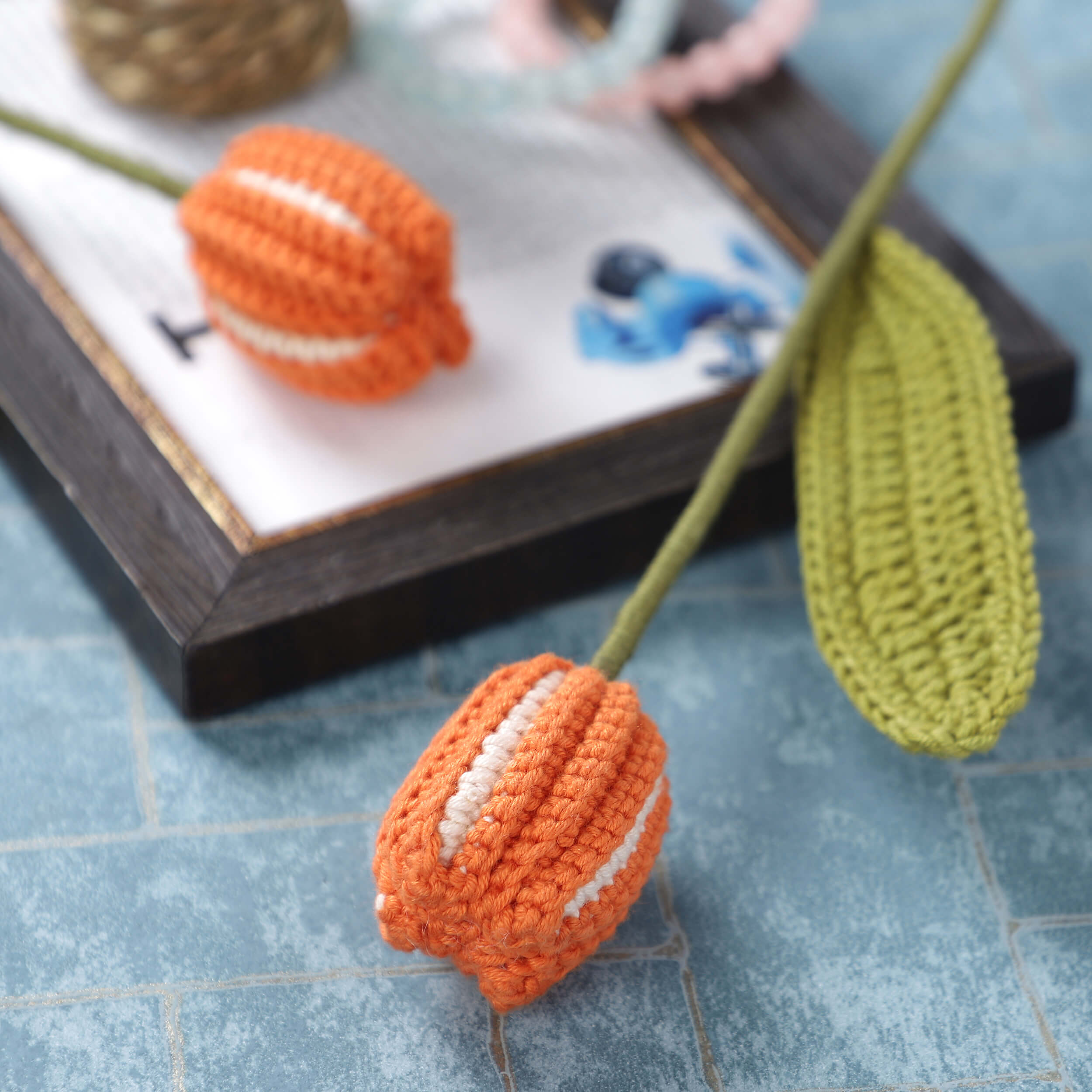 Closed Tulips - Handcrafted Crochet Flowers