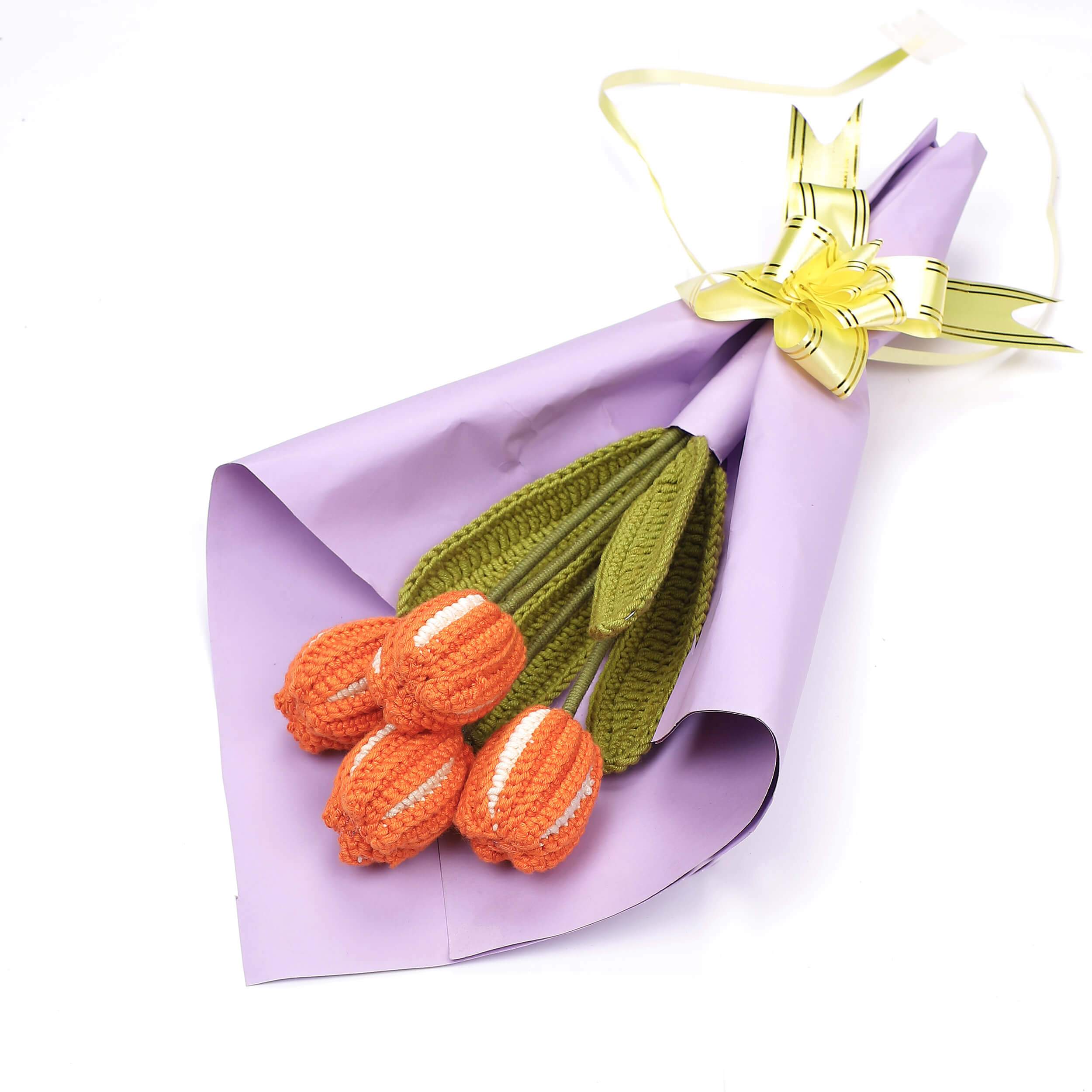 Closed Tulips - Handcrafted Crochet Flowers