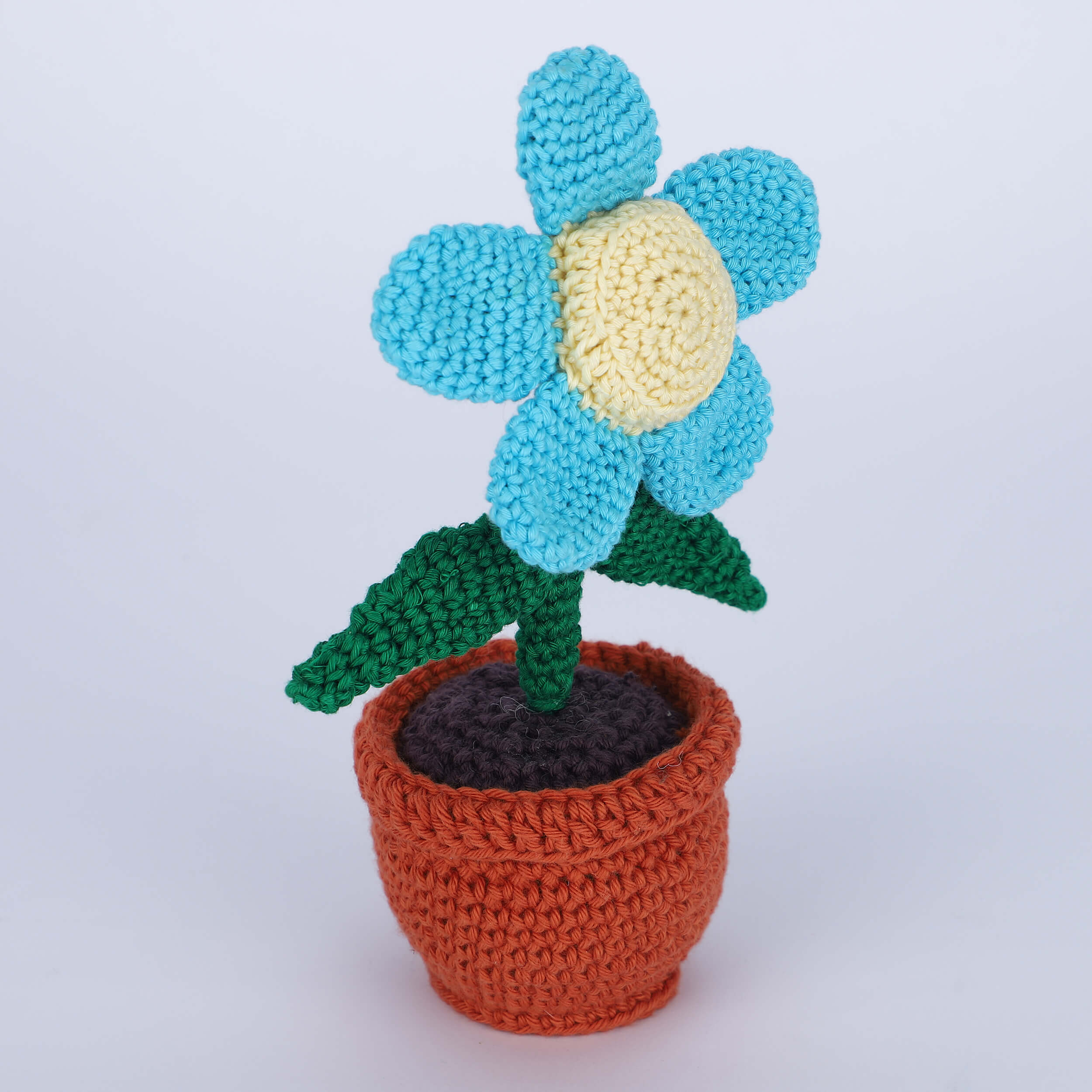 Flowers in a Pot - Assorted - Handcrafted Crochet Flowers