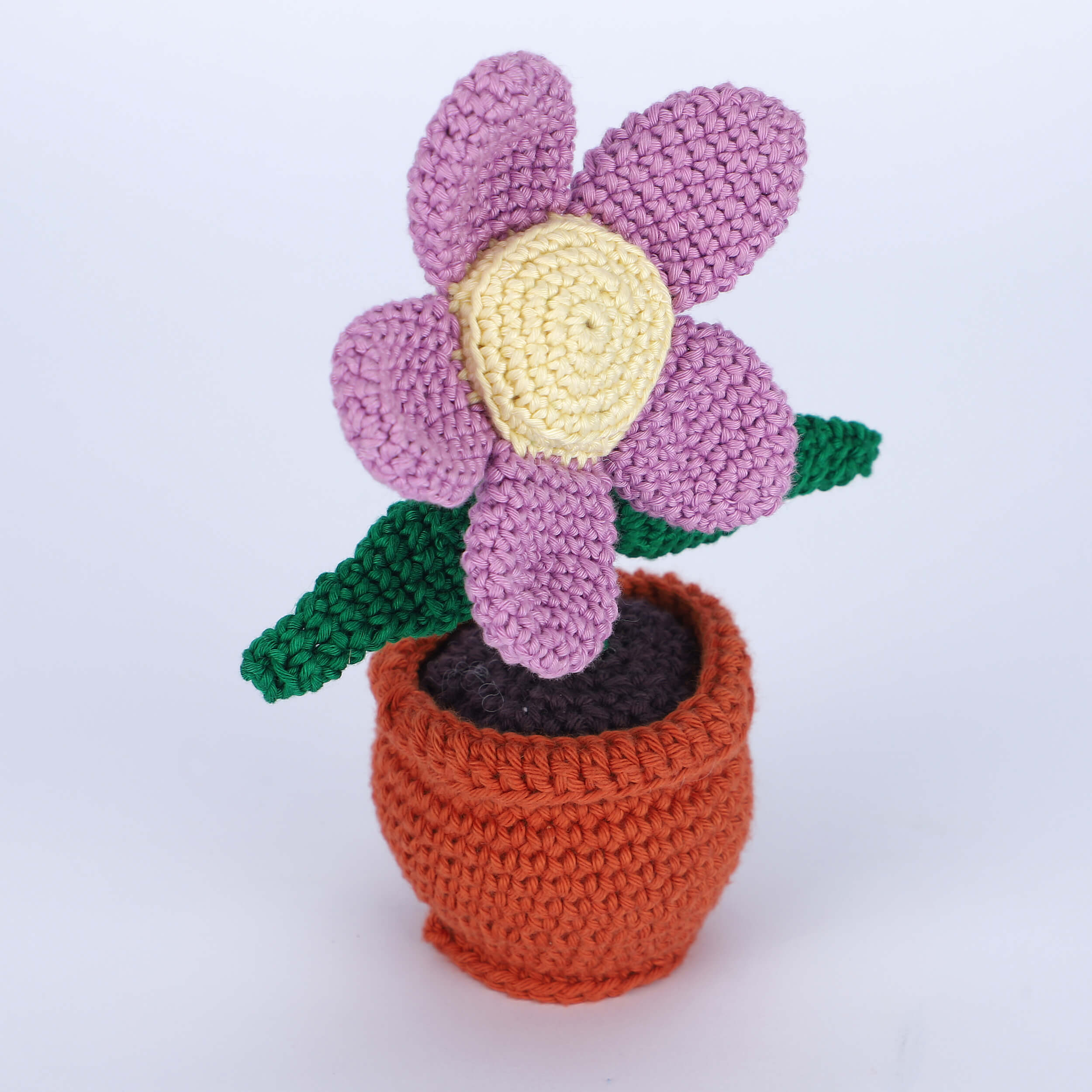 Flowers in a Pot - Assorted - Handcrafted Crochet Flowers