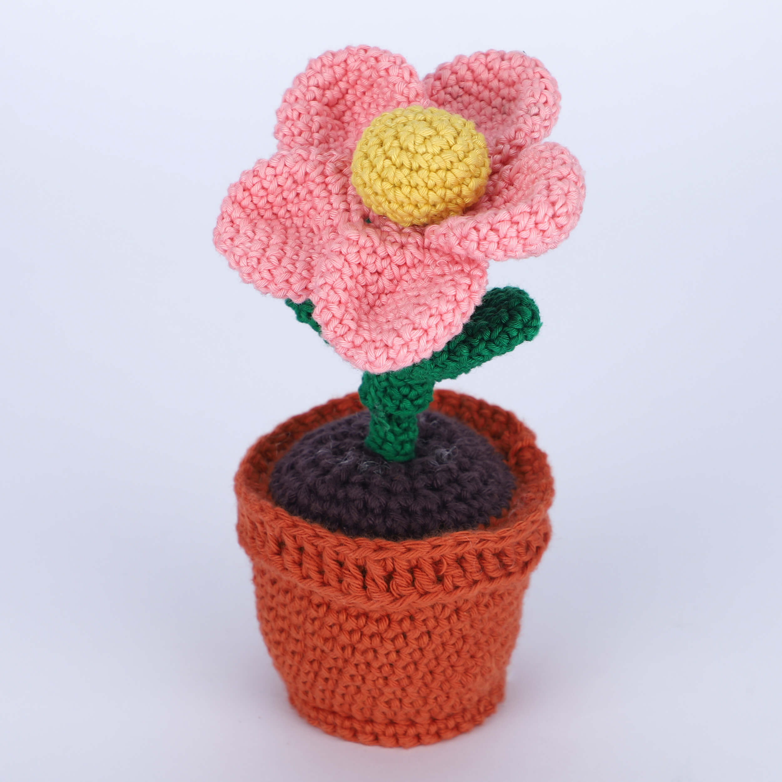Flowers in a Pot - Assorted - Handcrafted Crochet Flowers