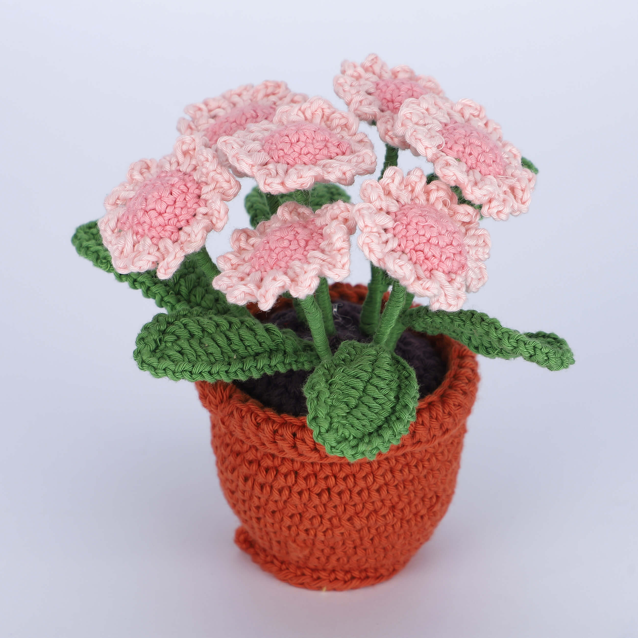Flowers in a Pot - Assorted - Handcrafted Crochet Flowers