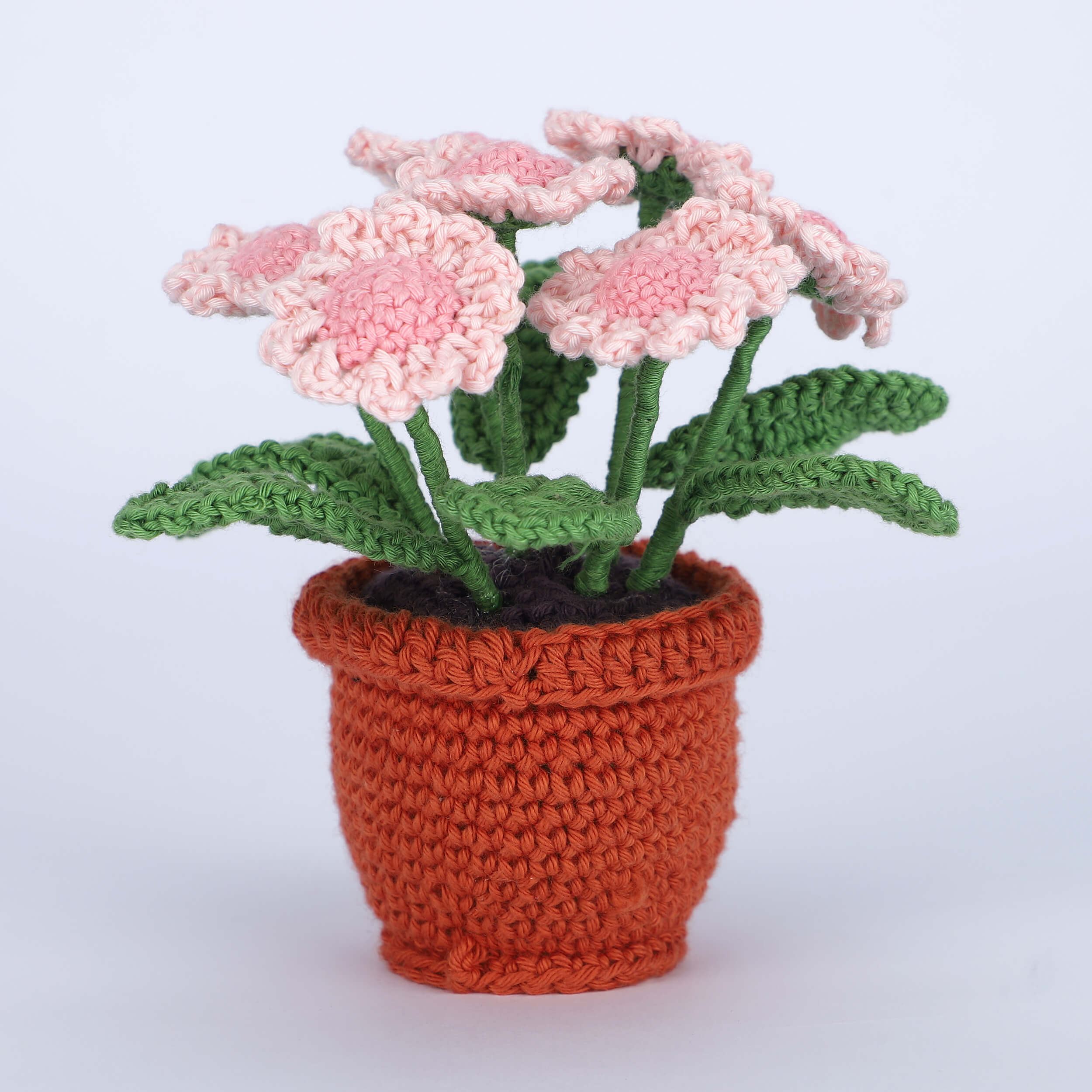 Flowers in a Pot - Assorted - Handcrafted Crochet Flowers