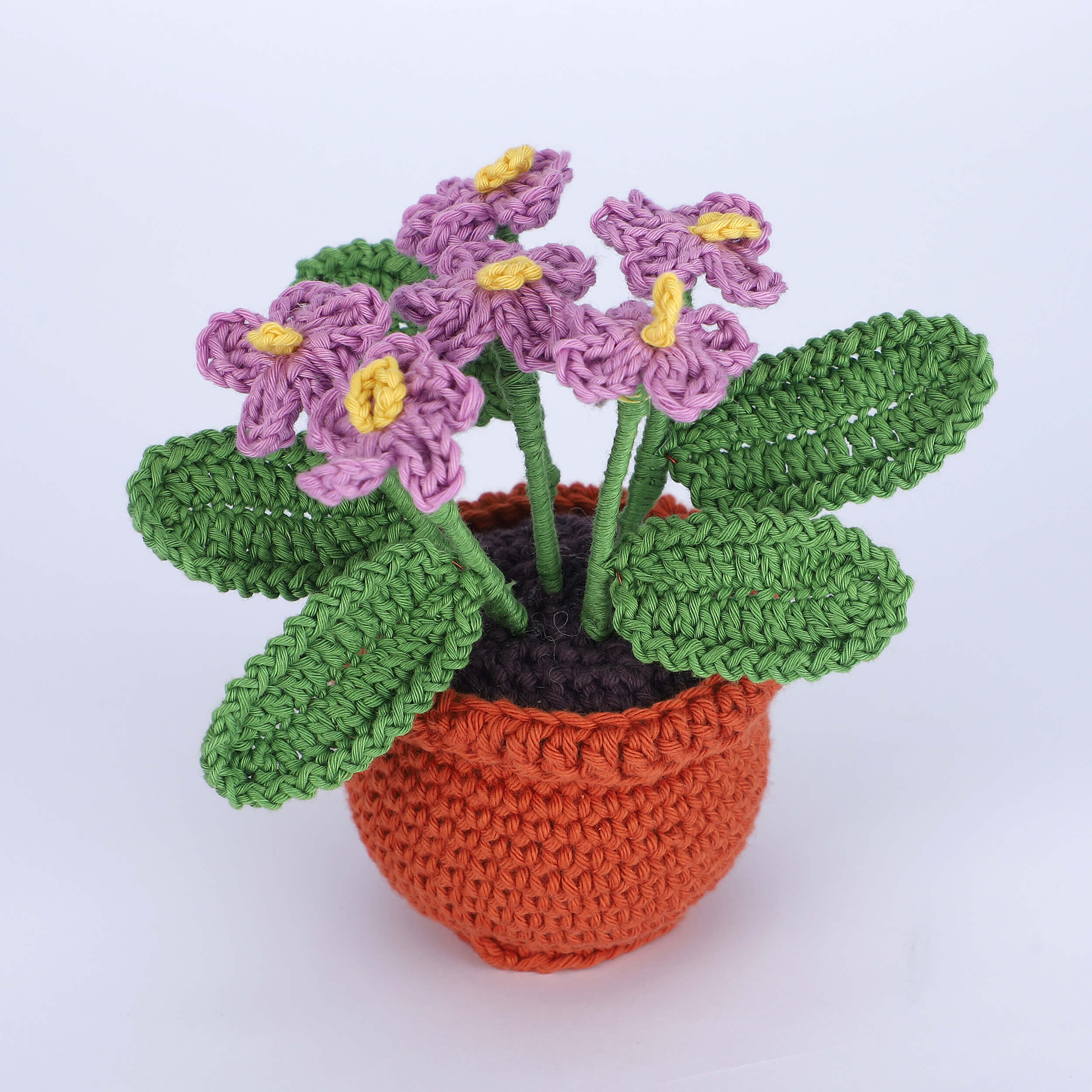 Flowers in a Pot - Assorted - Handcrafted Crochet Flowers