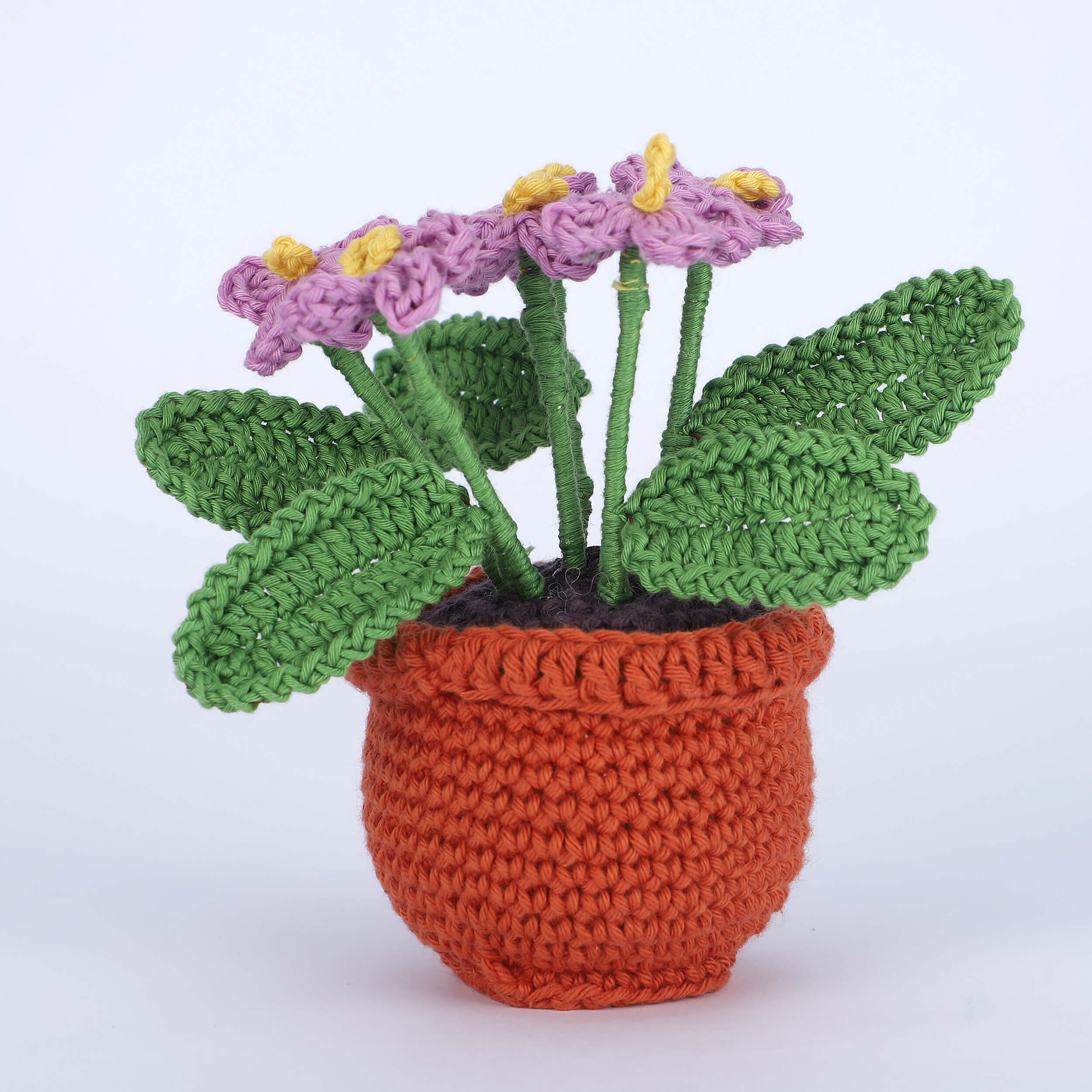 Flowers in a Pot - Assorted - Handcrafted Crochet Flowers