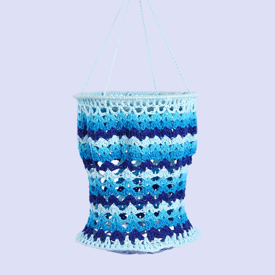 Handmade Crochet Lantern - Multi Color