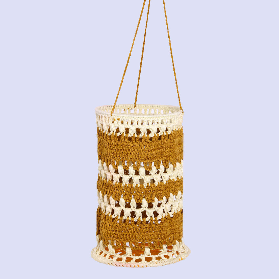 Handmade Crochet Lantern - Multi Color