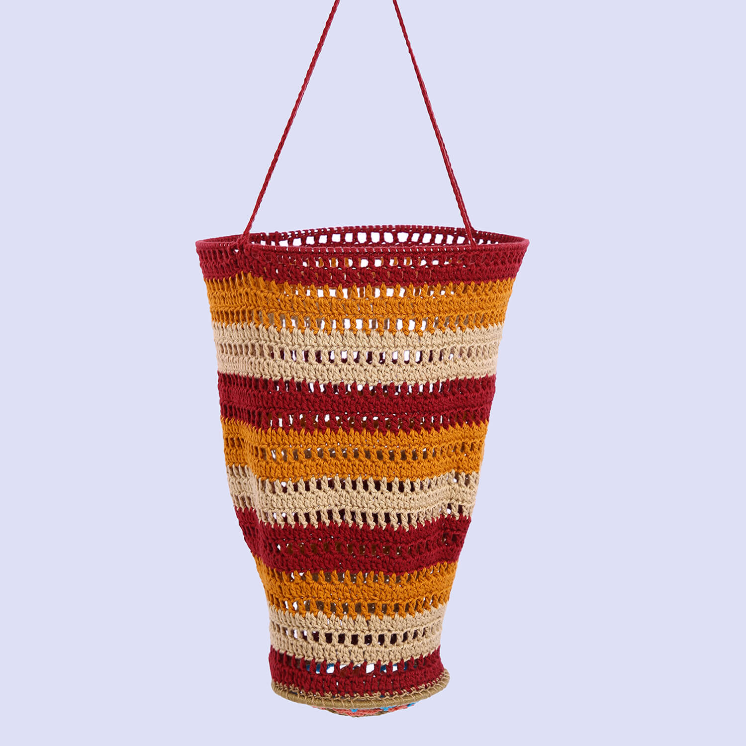 Handmade Crochet Lantern - Multi Color