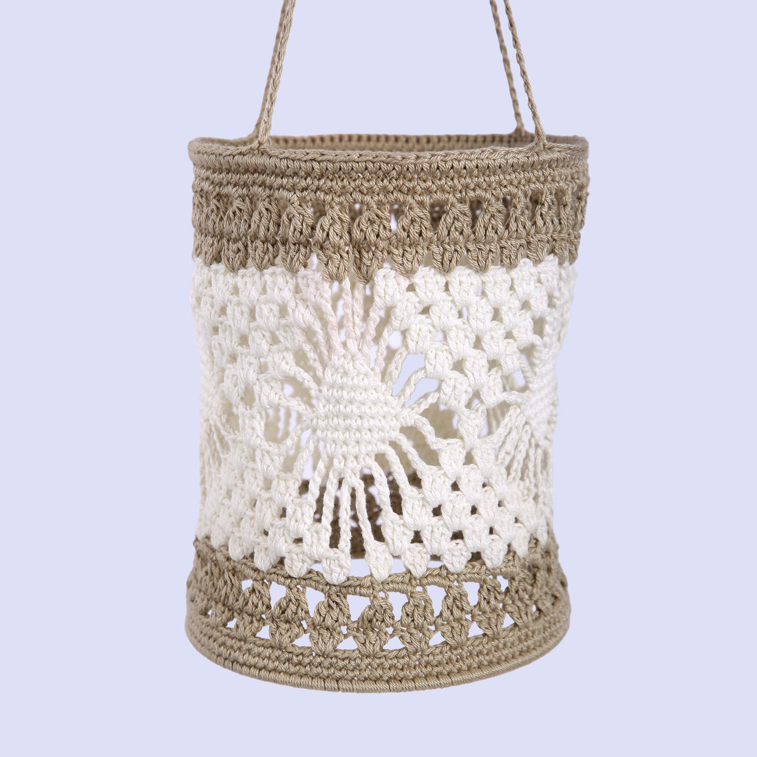 Handmade Crochet Lantern - Multi Color