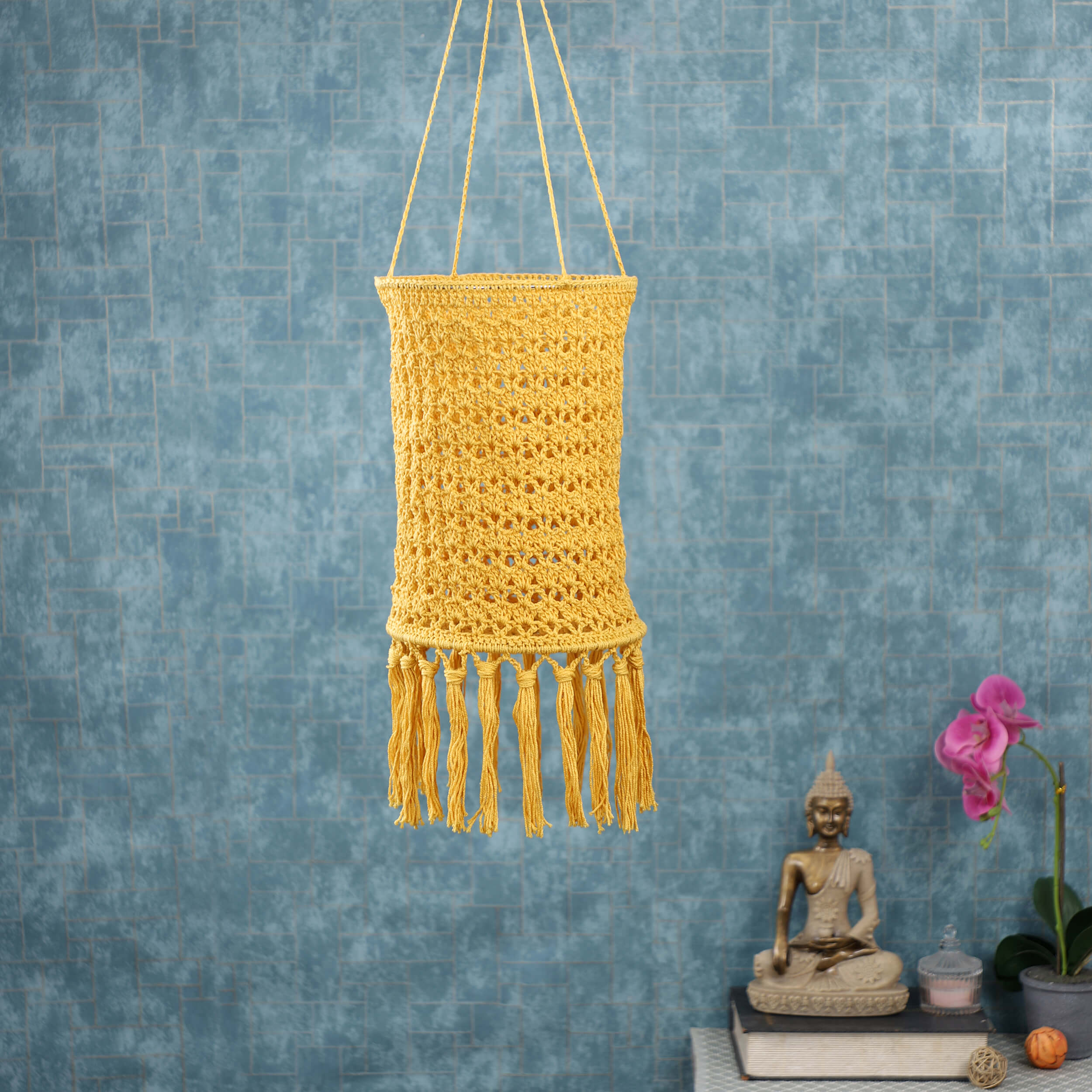 Handmade Crochet Lantern - Diwali