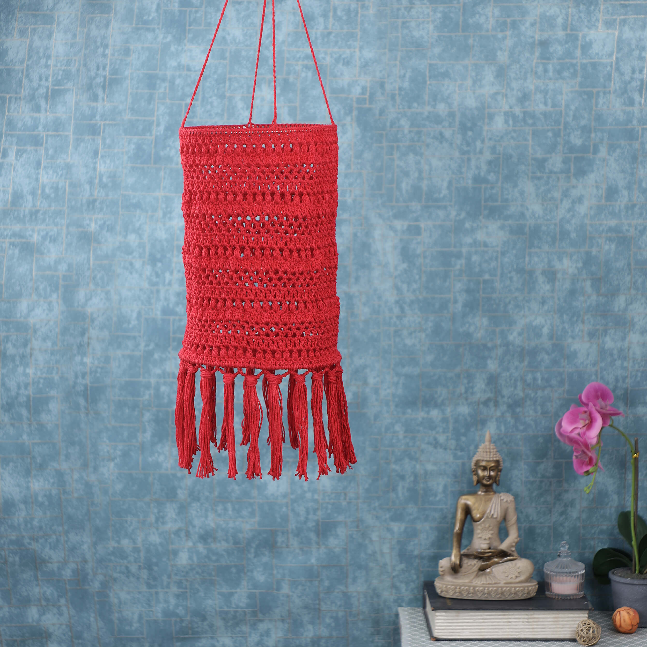 Handmade Crochet Lantern - Diwali