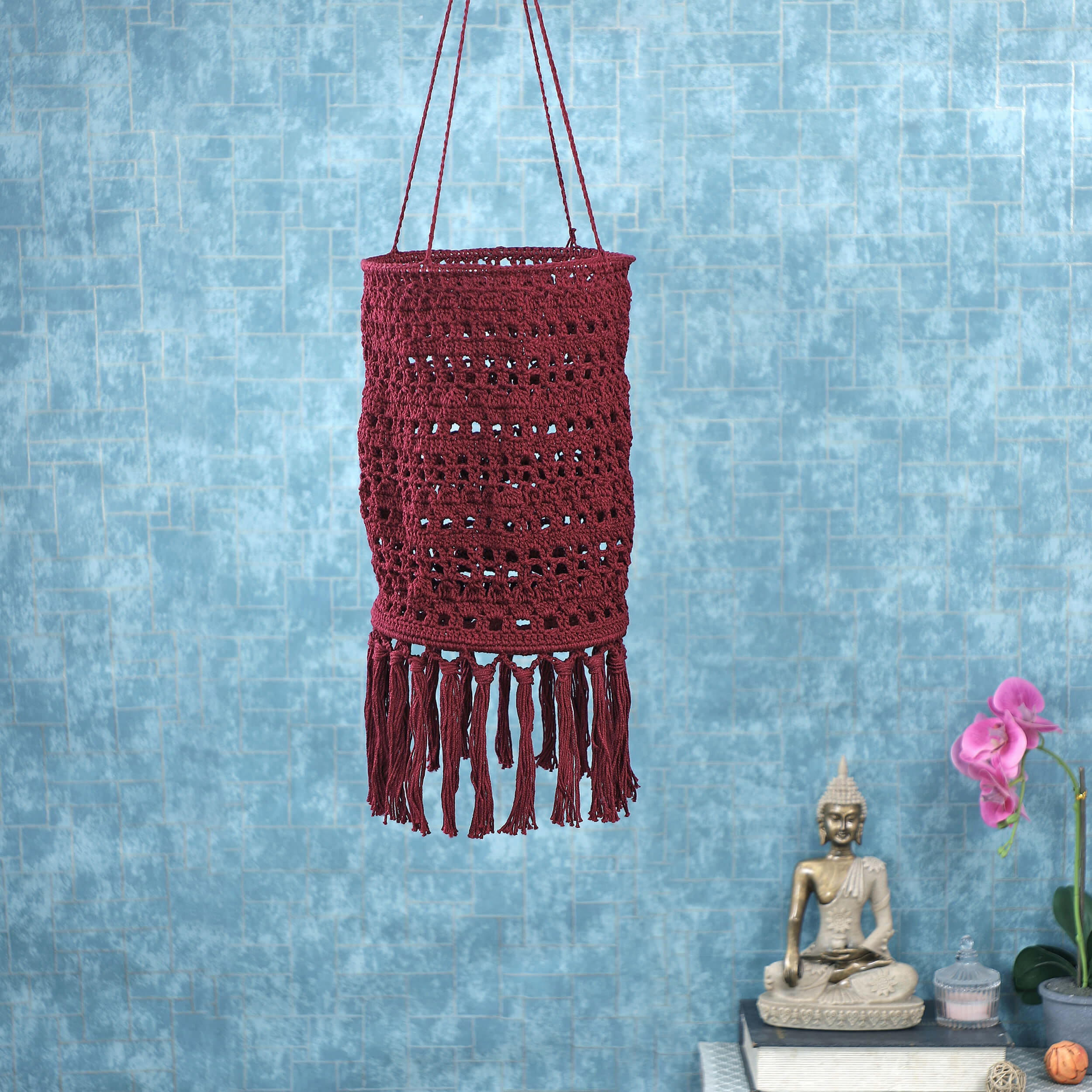 Handmade Crochet Lantern - Diwali