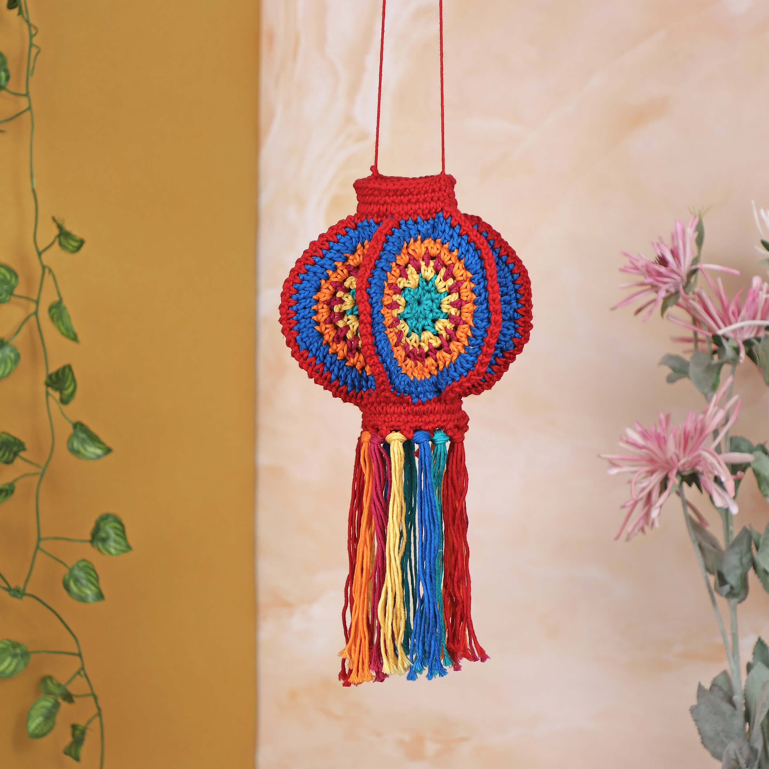 Handmade Crochet Lantern - Harmony