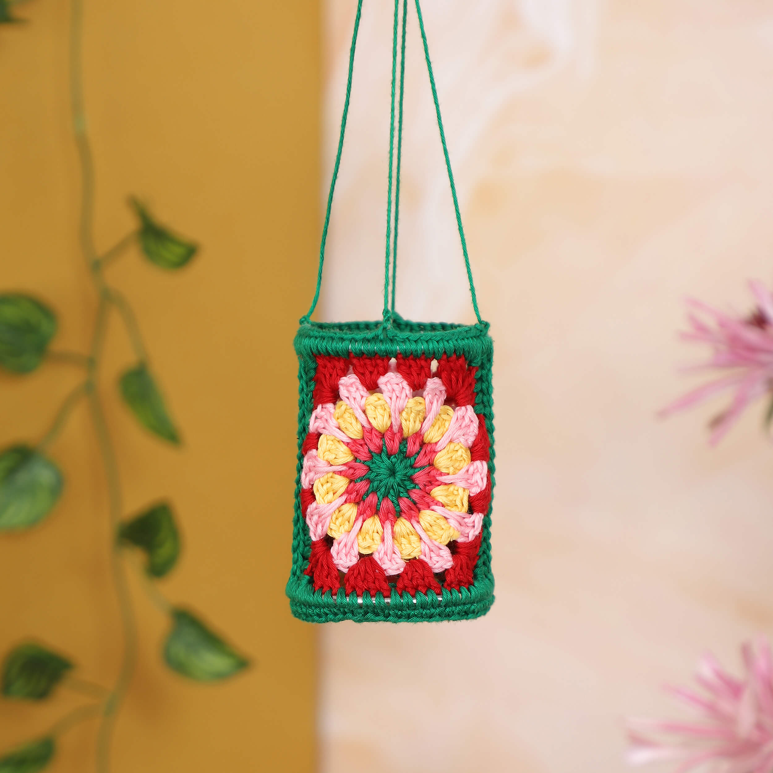 Handmade Crochet Miniature Lantern