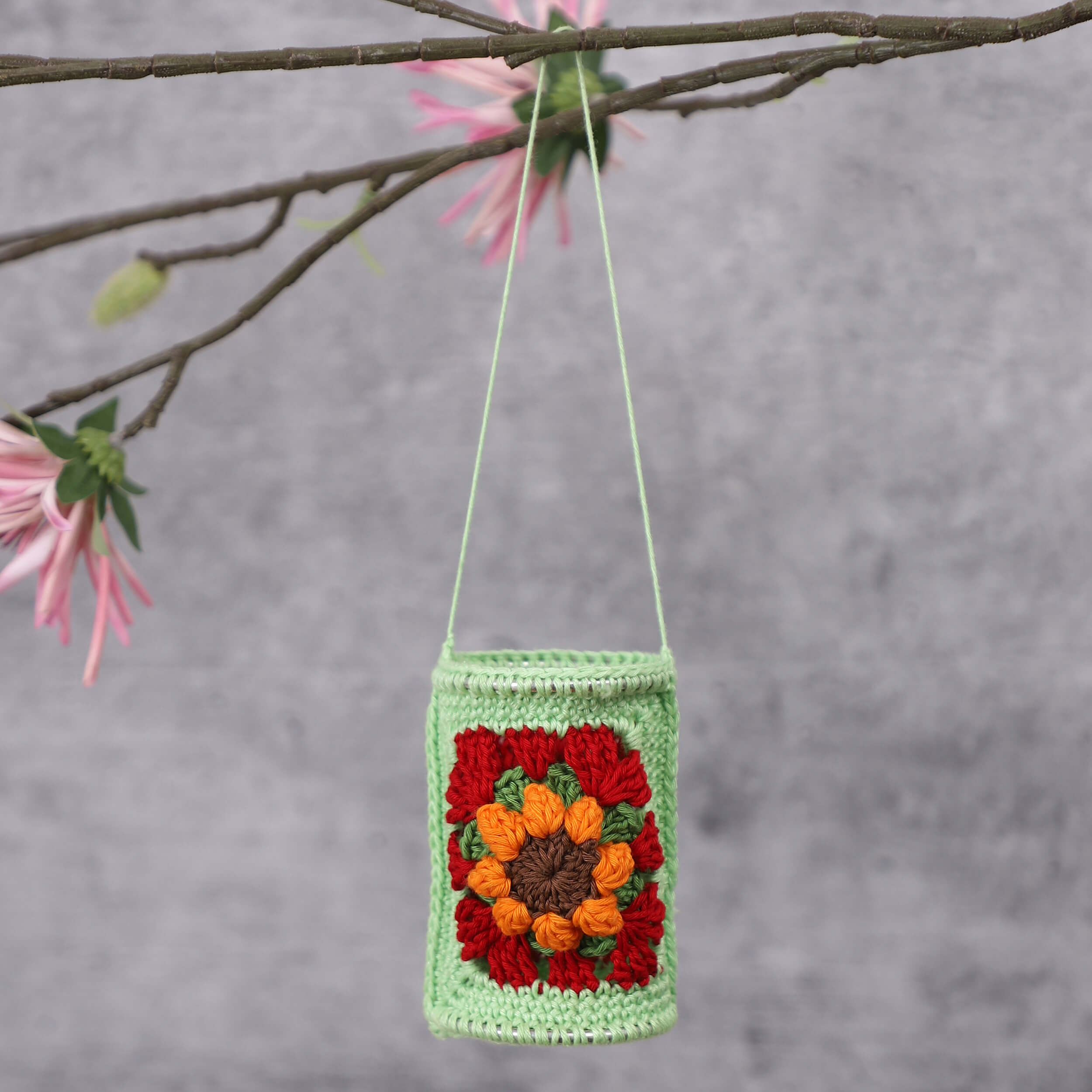 Handmade Crochet Miniature Lantern