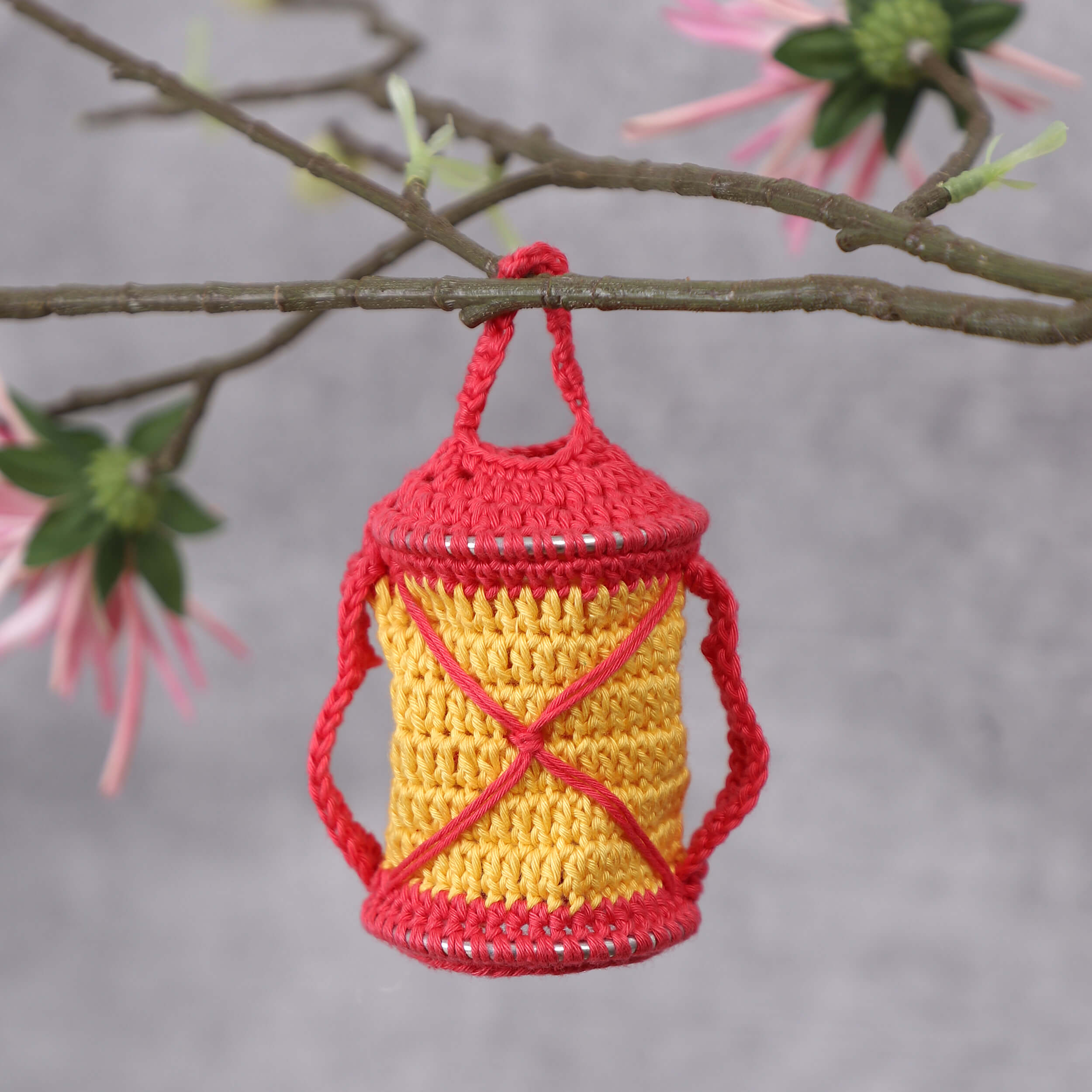 Handmade Crochet Miniature Lantern