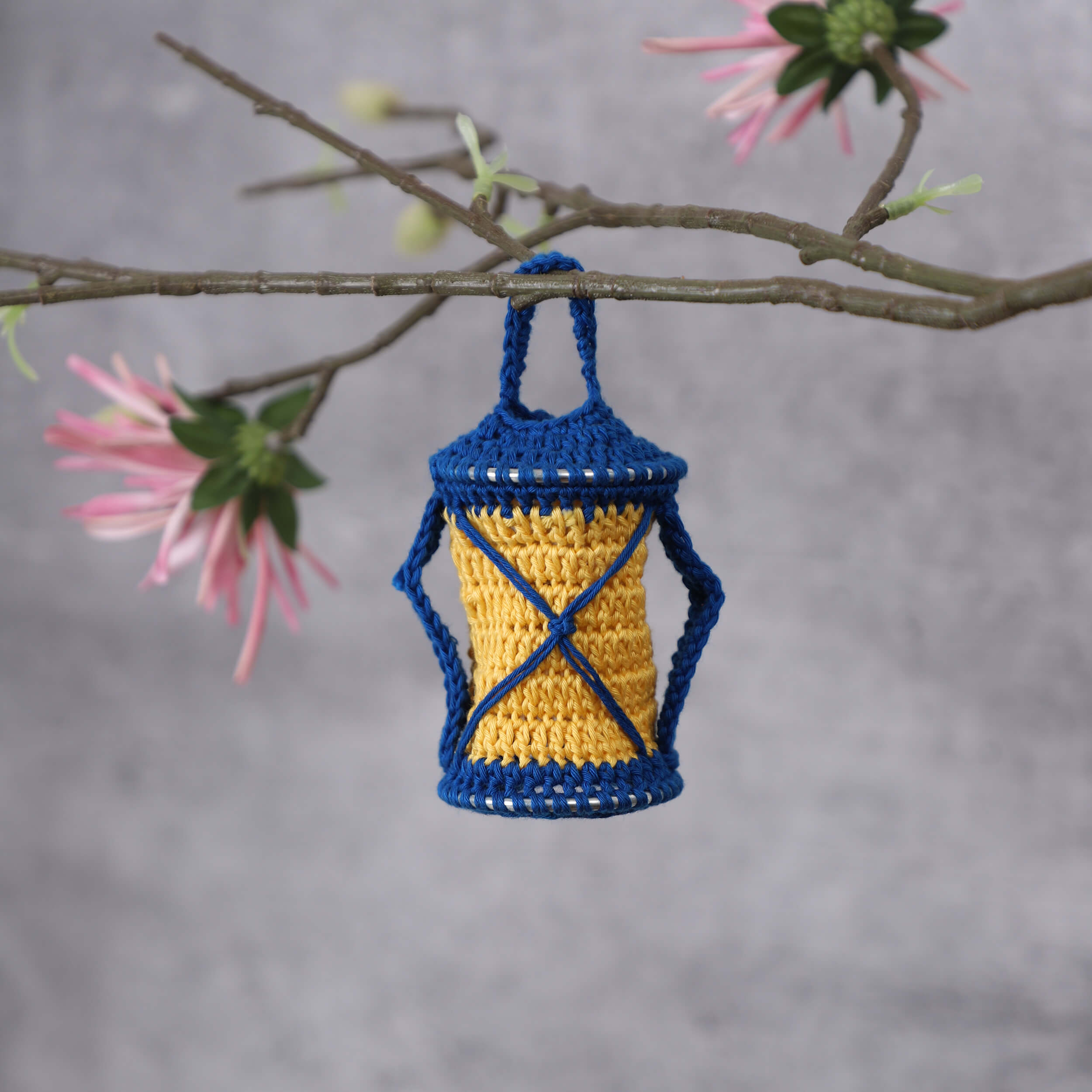 Handmade Crochet Miniature Lantern