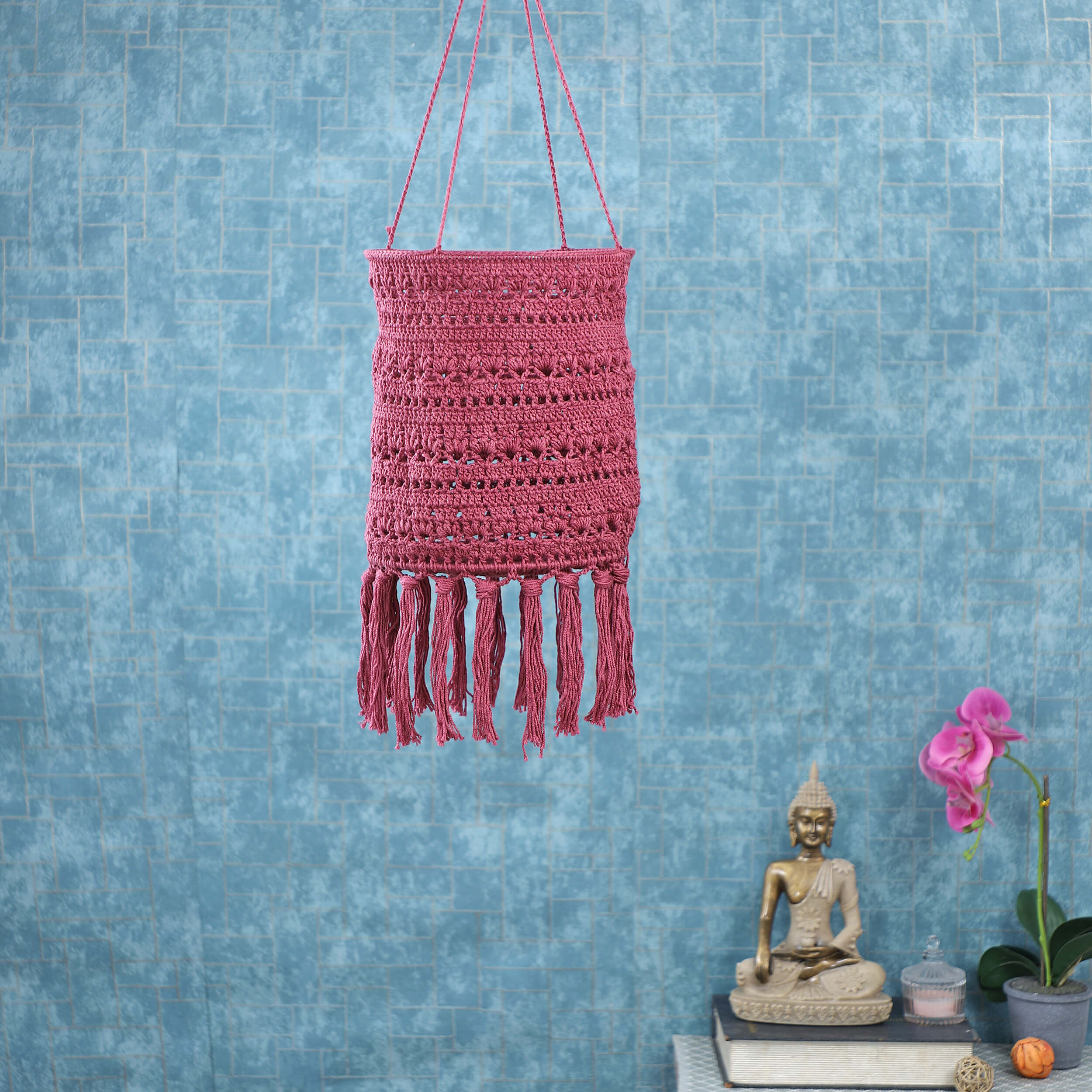 Handmade Crochet Lantern - Diwali