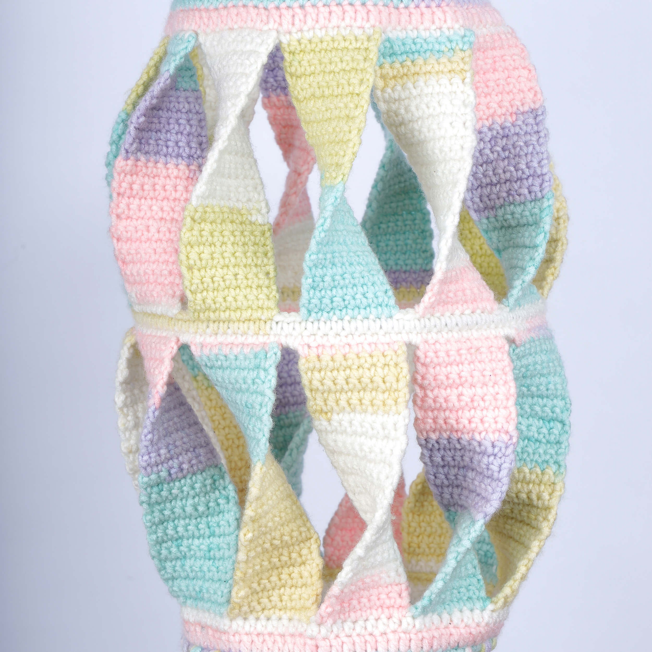Handmade Crochet Lantern - Windmill