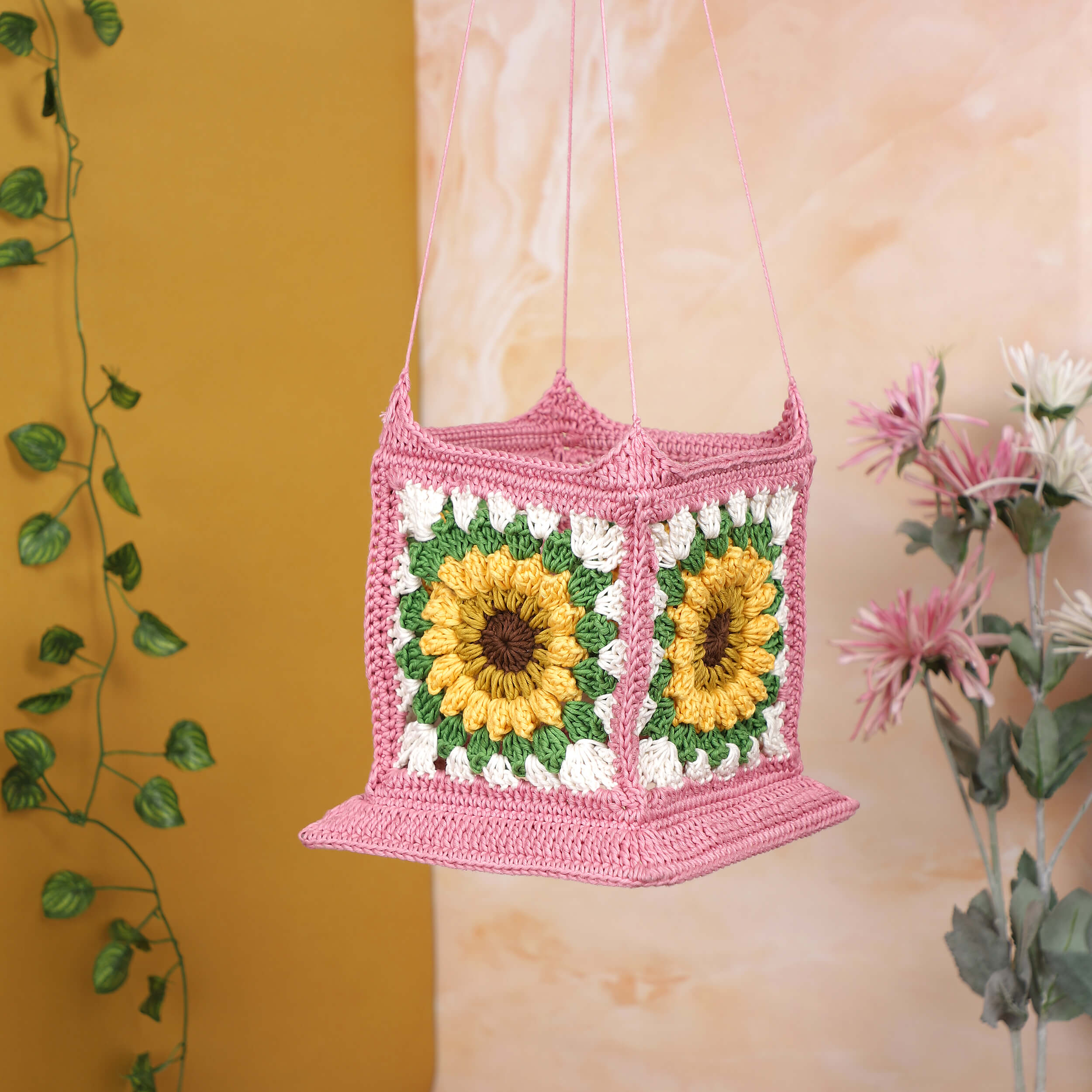 Handmade Crochet Lantern - Vrindavan
