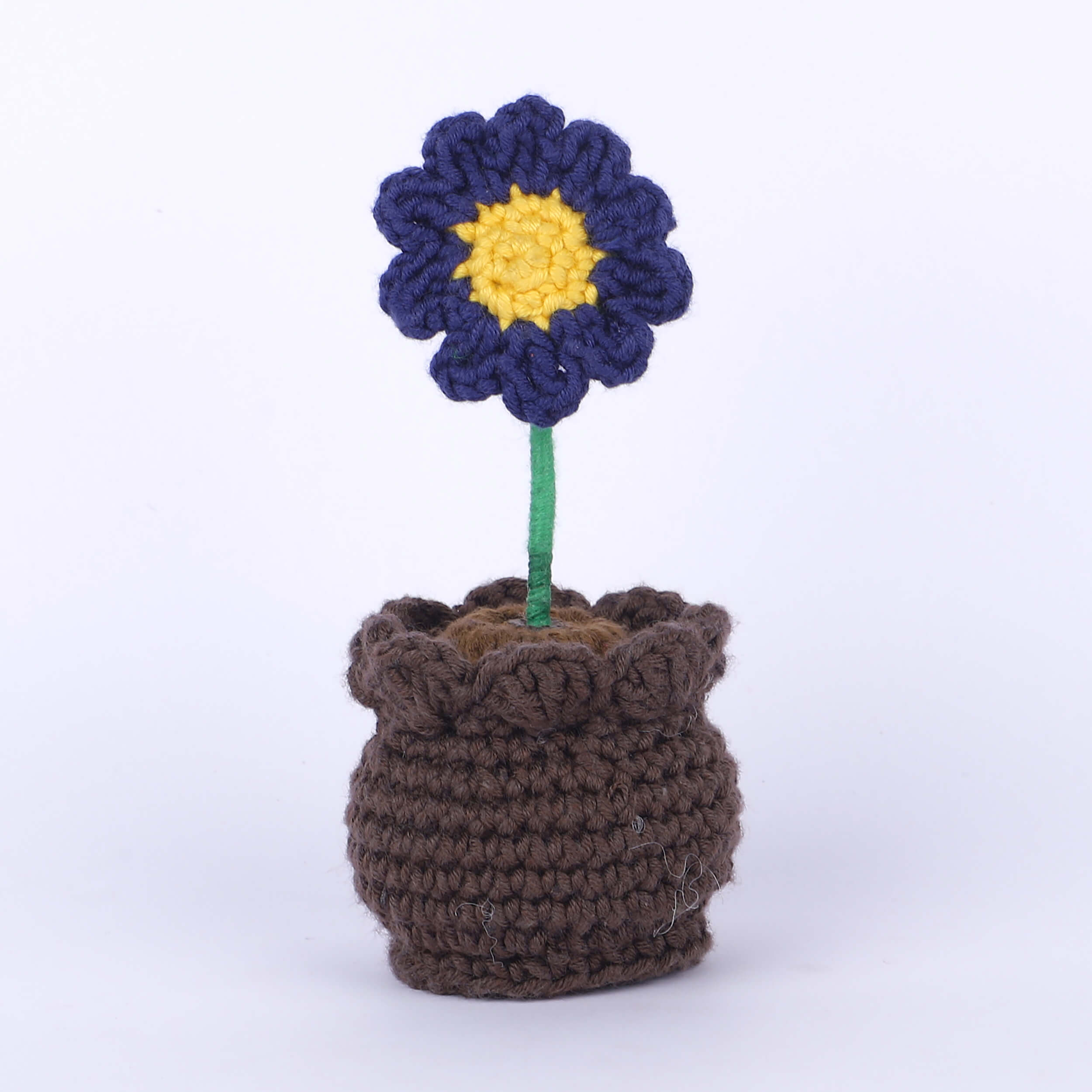 Daisy in a Pot - Handcrafted Crochet Flowers