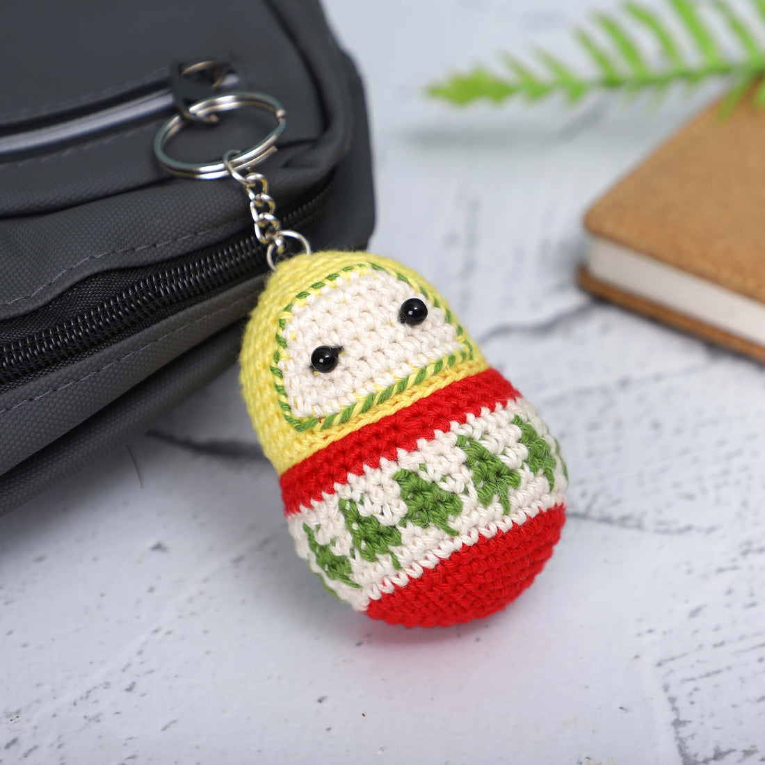 Mama Doll Keychain - Yellow