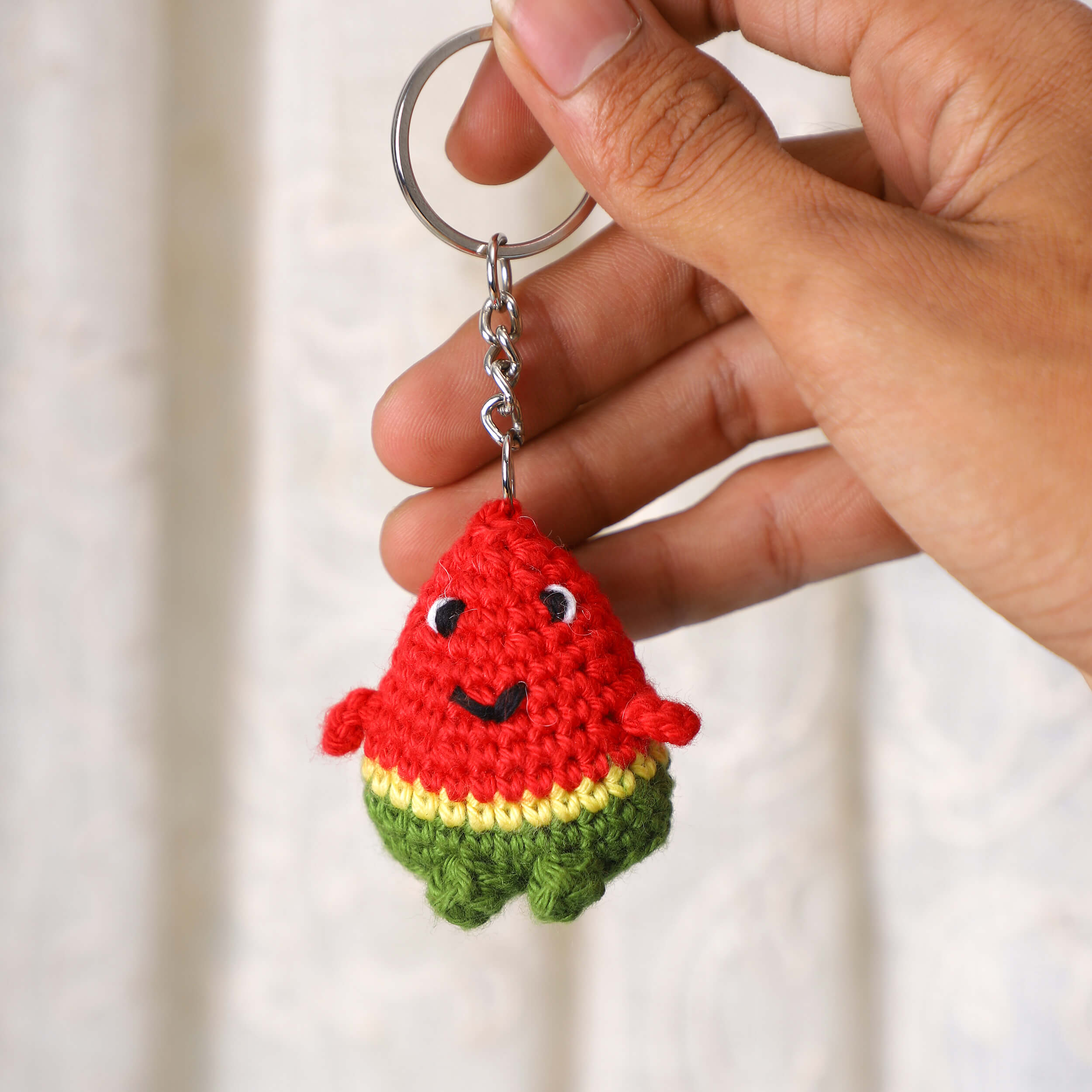 Watermelon Keychain - Red