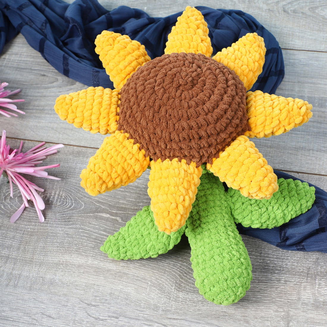 Handmade Amigurumi Plush Toy - Sun Flower