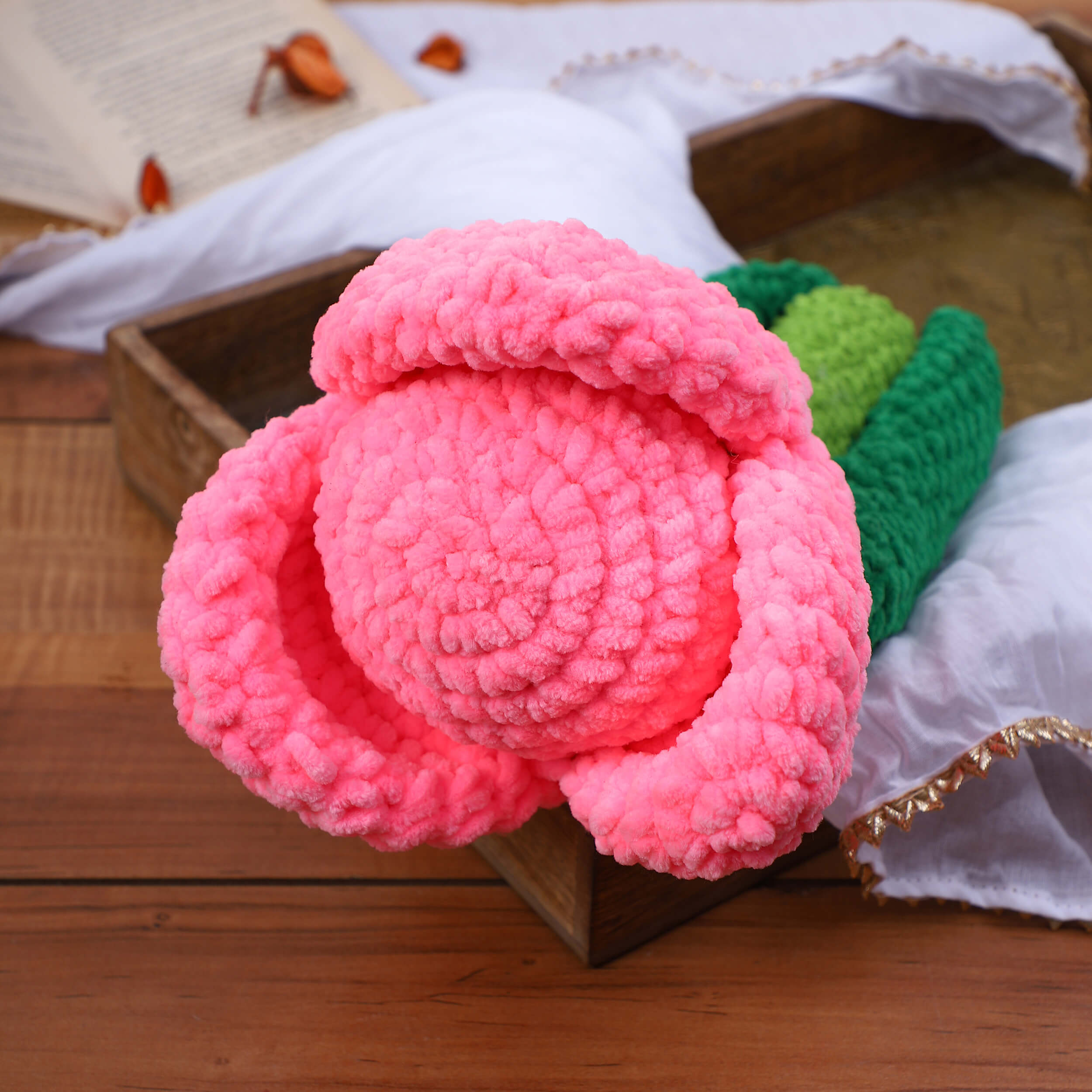 Handmade Amigurumi Plush Toy - Tulip Bud