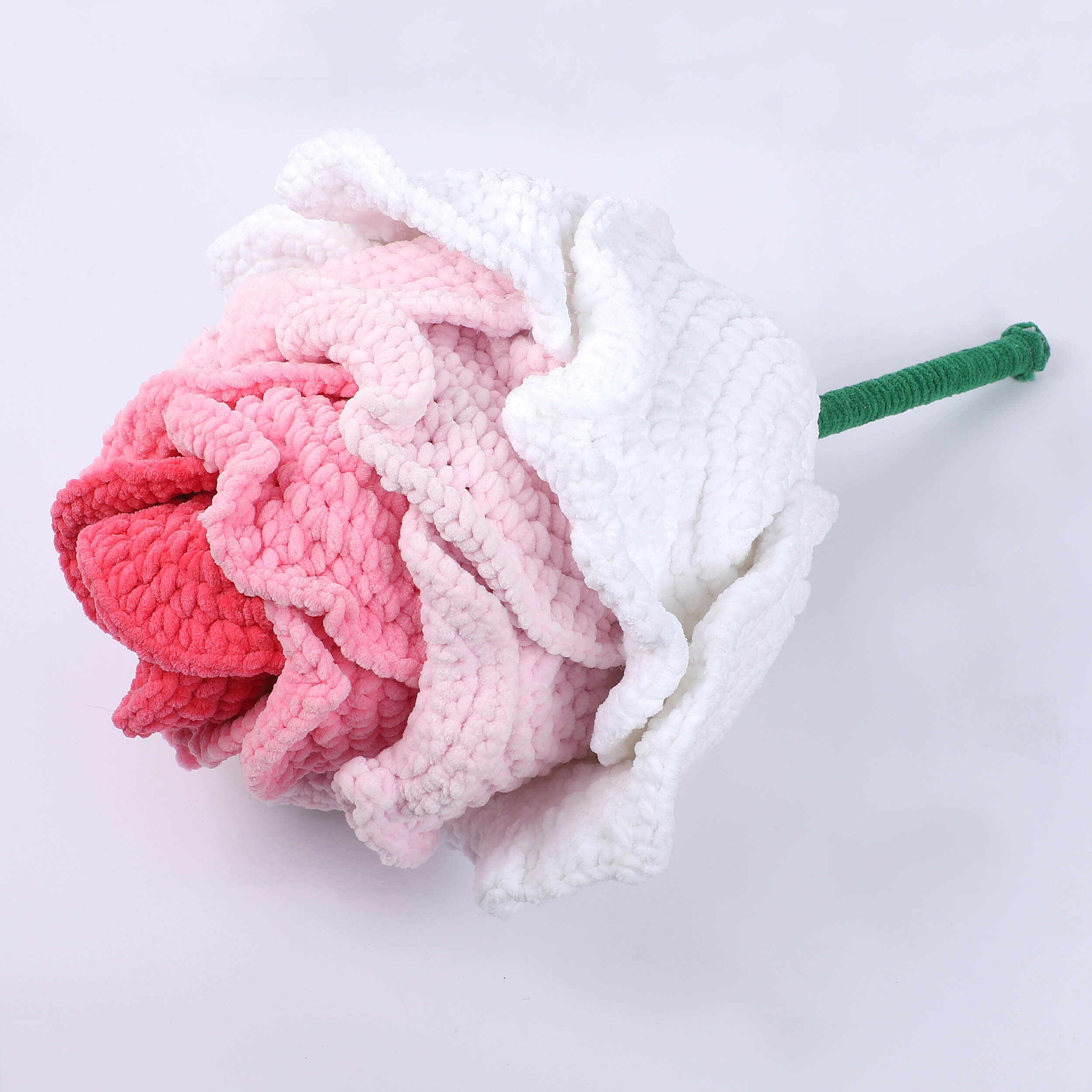 Handmade Plush Giant Rose - Shades of Pink