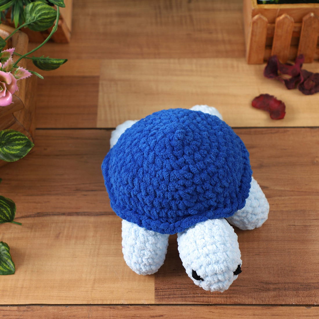 Handmade Amigurumi Plush Toy - Tortoise Blue