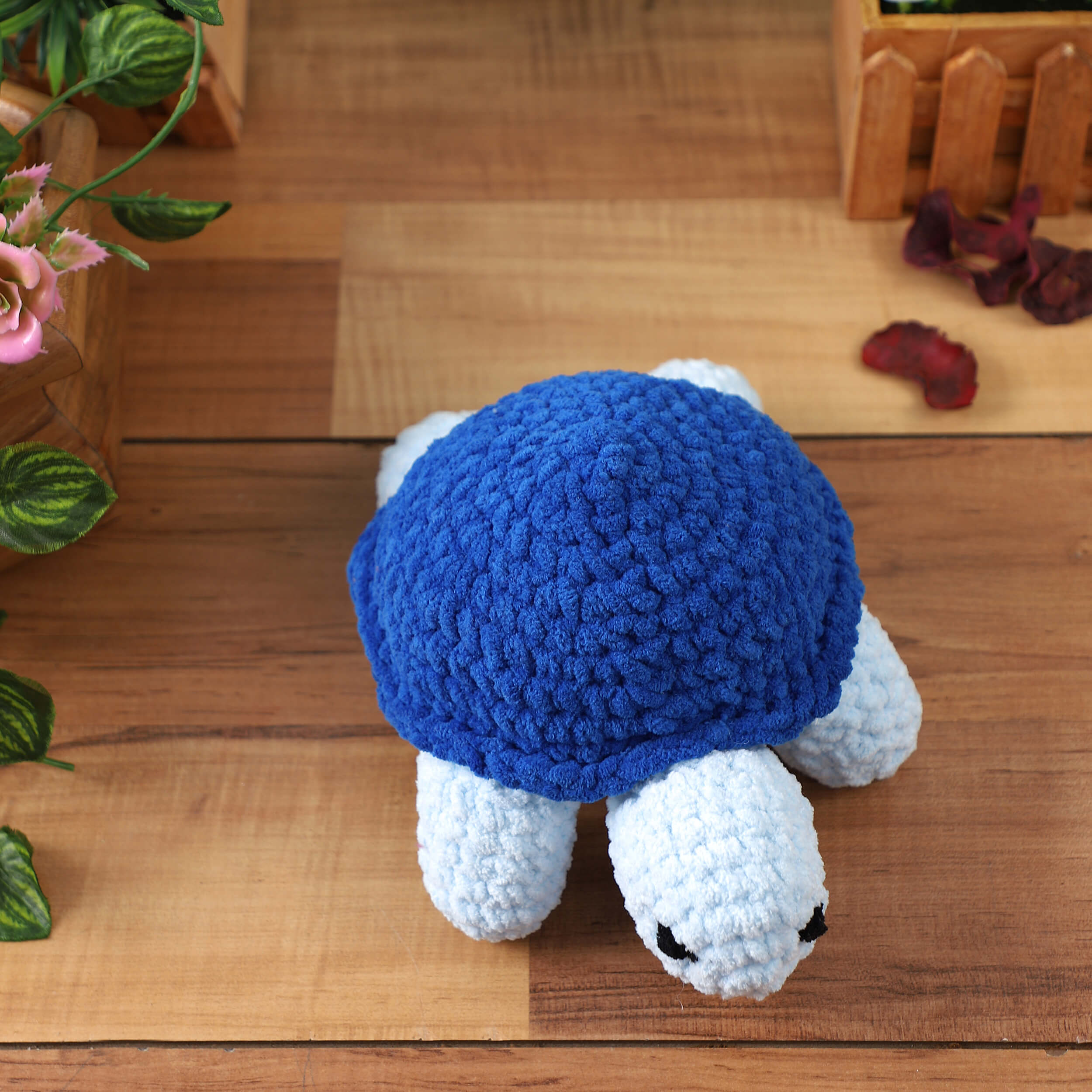 Handmade Amigurumi Plush Toy - Tortoise Blue