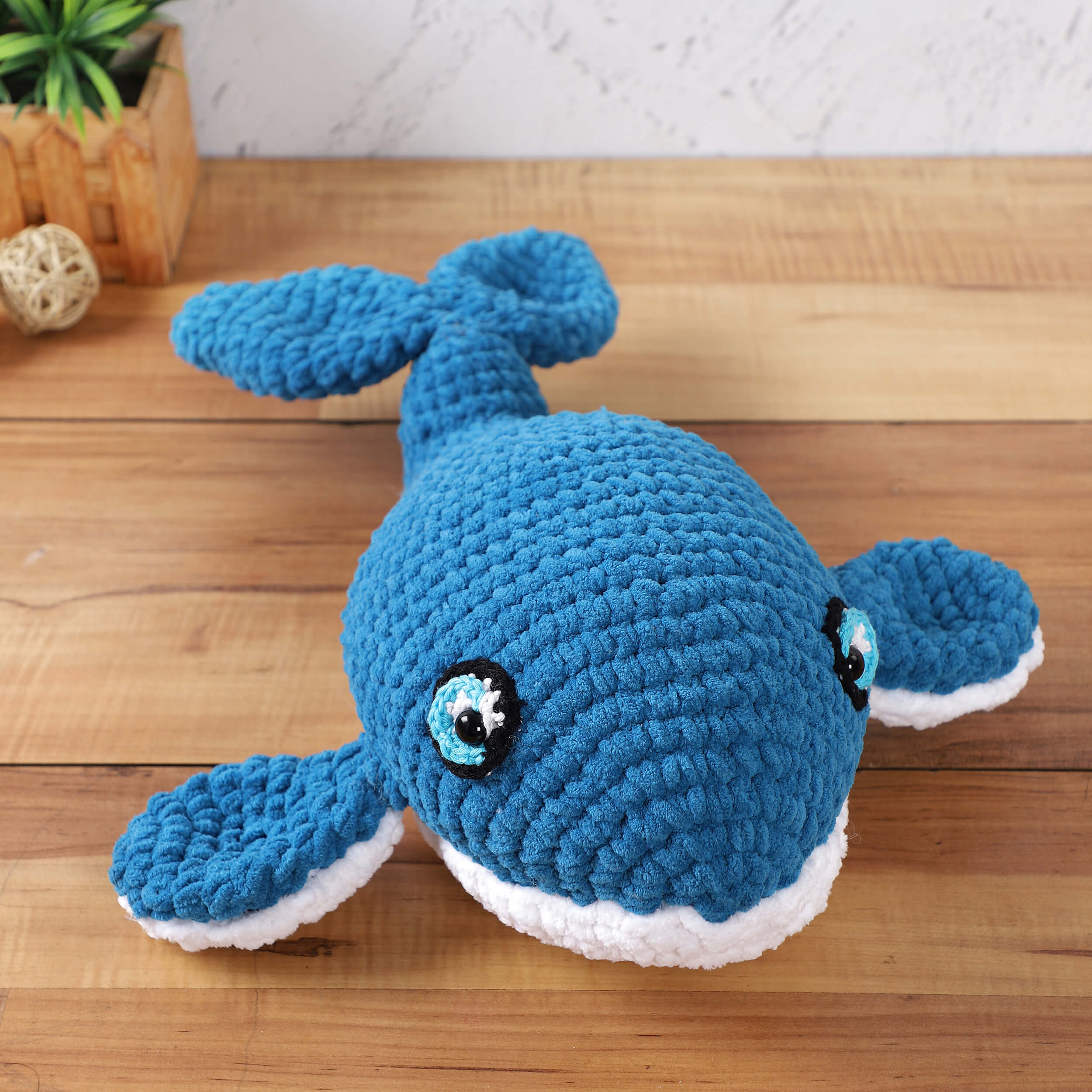 Handmade Amigurumi Plush Toy - Big Whale