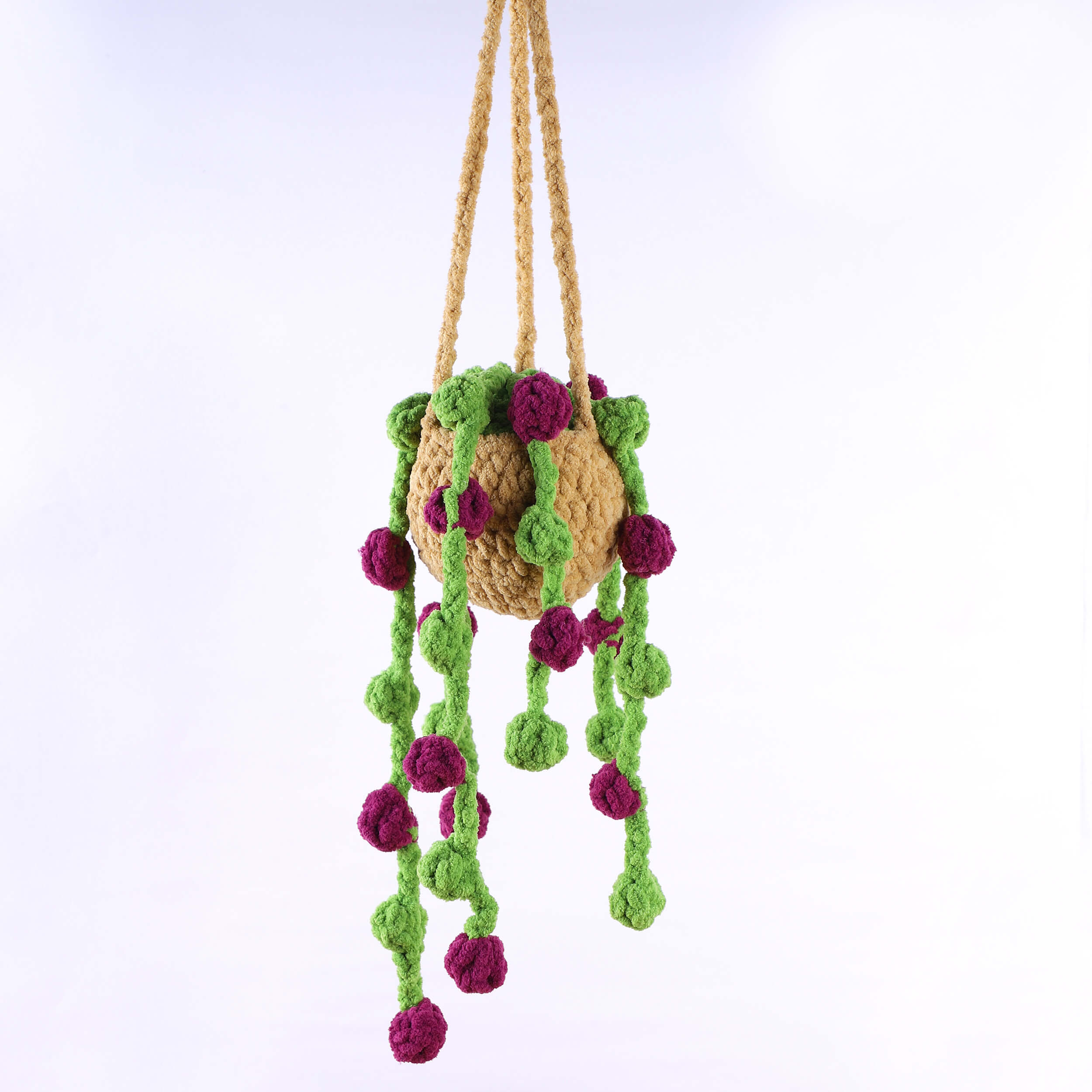 Vine Hanger - Handcrafted Crochet Flowers