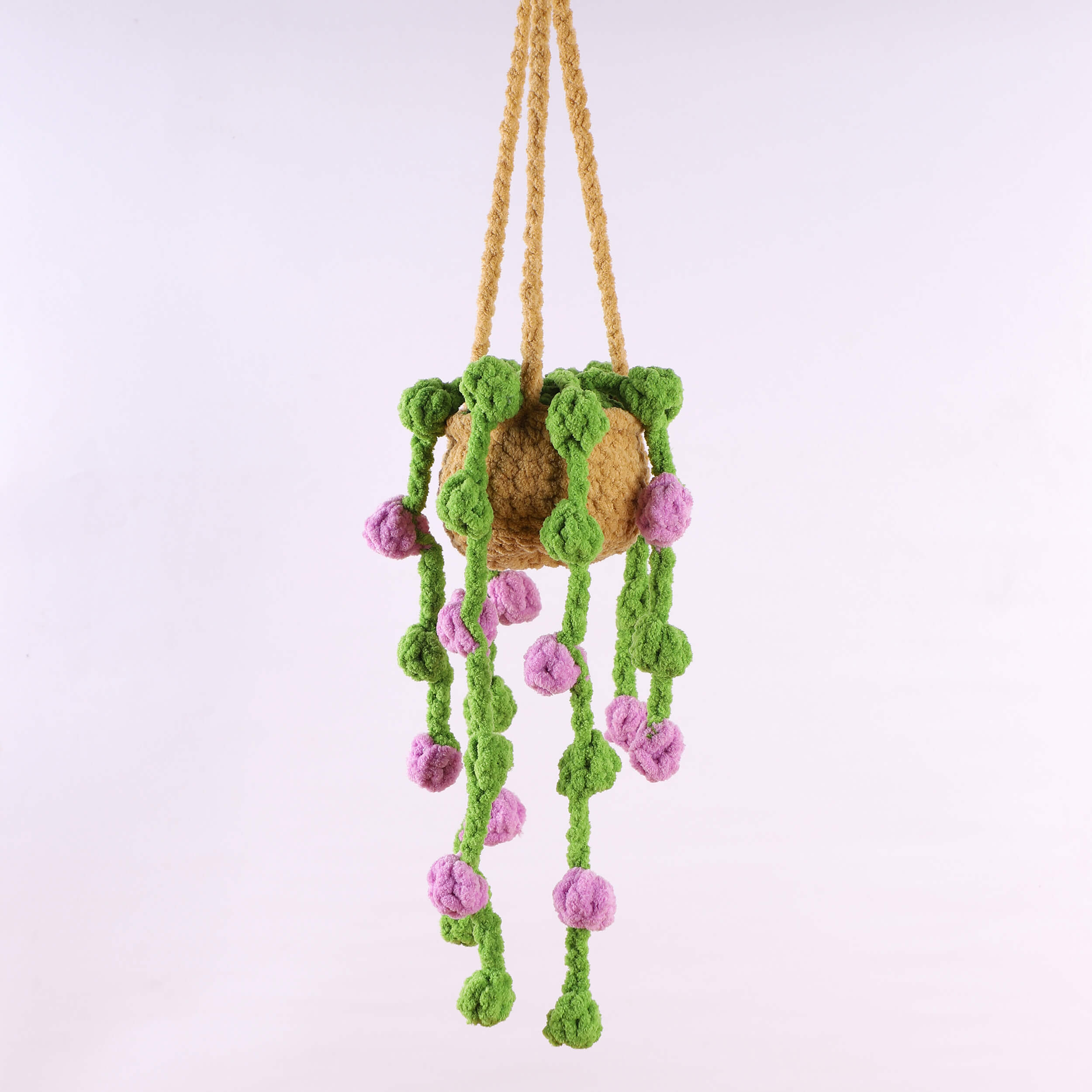 Vine Hanger - Handcrafted Crochet Flowers