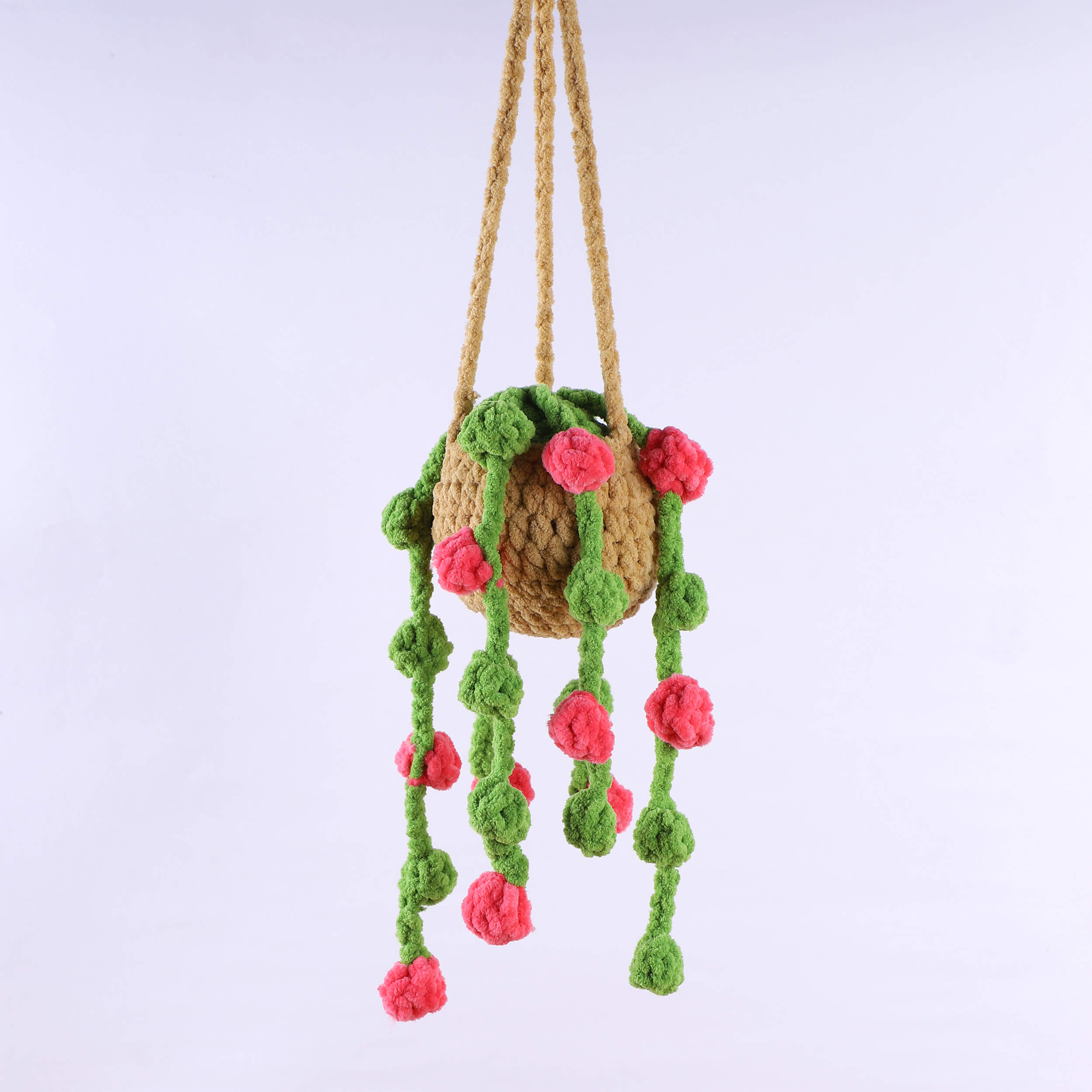 Vine Hanger - Handcrafted Crochet Flowers