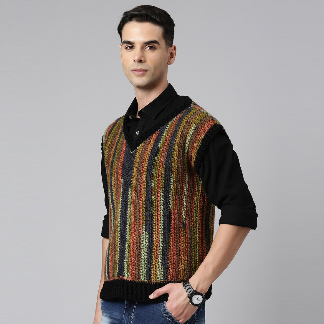 Crochet No-Sew Vest / Pullover Pattern