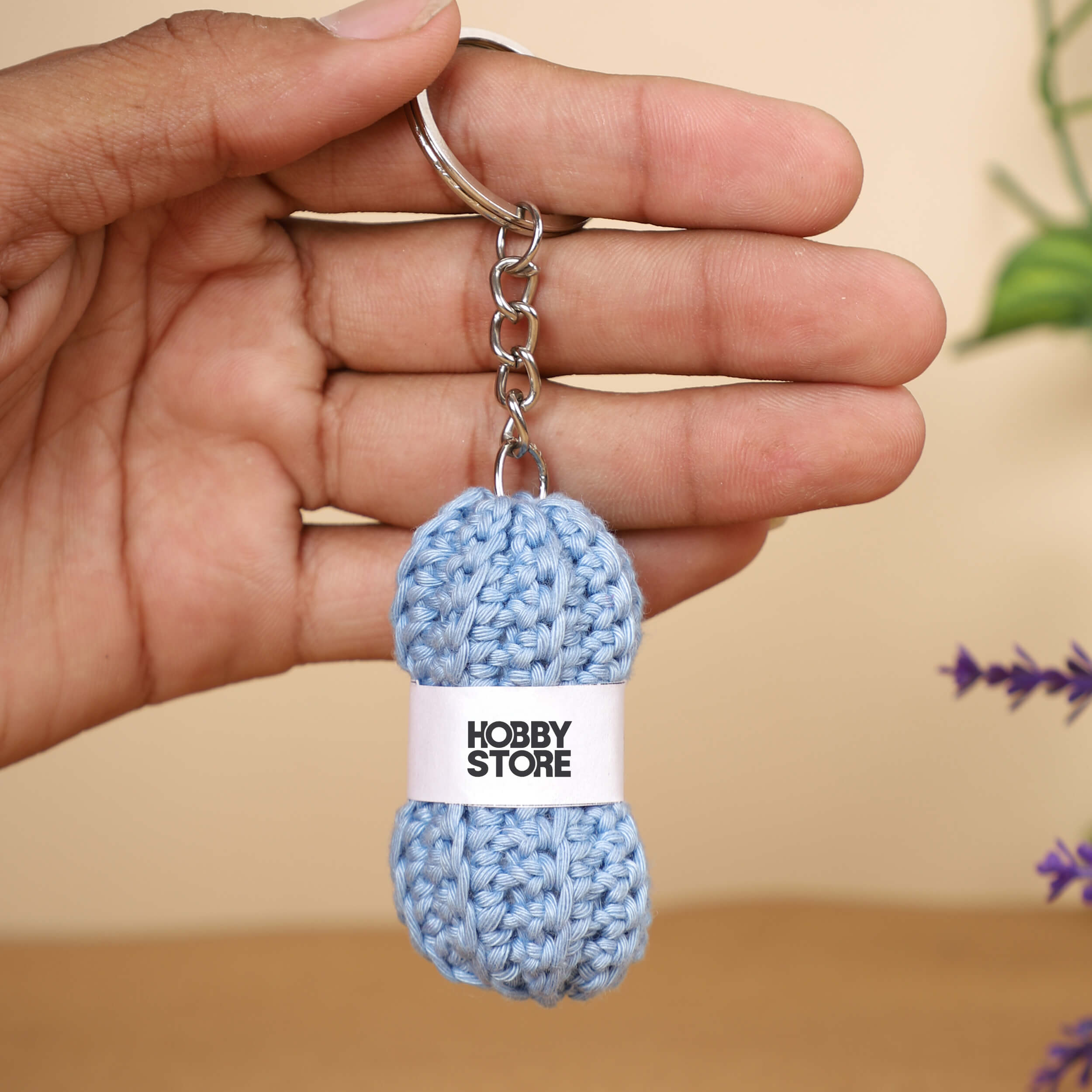 Hobby Store Mini Yarn Ball Keychains