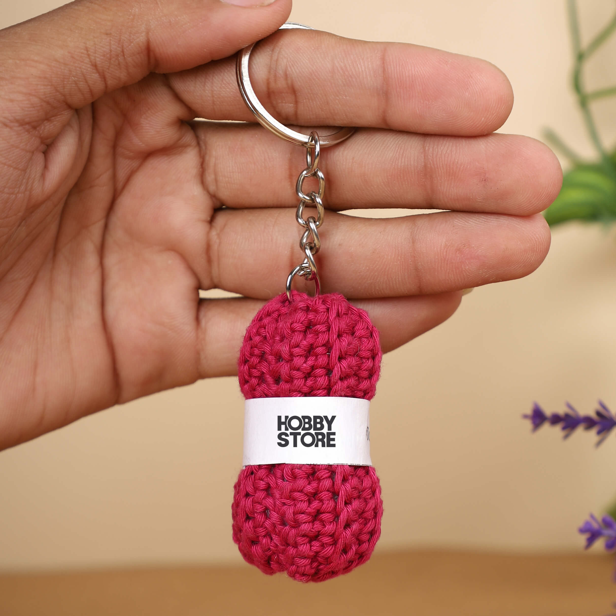 Hobby Store Mini Yarn Ball Keychains